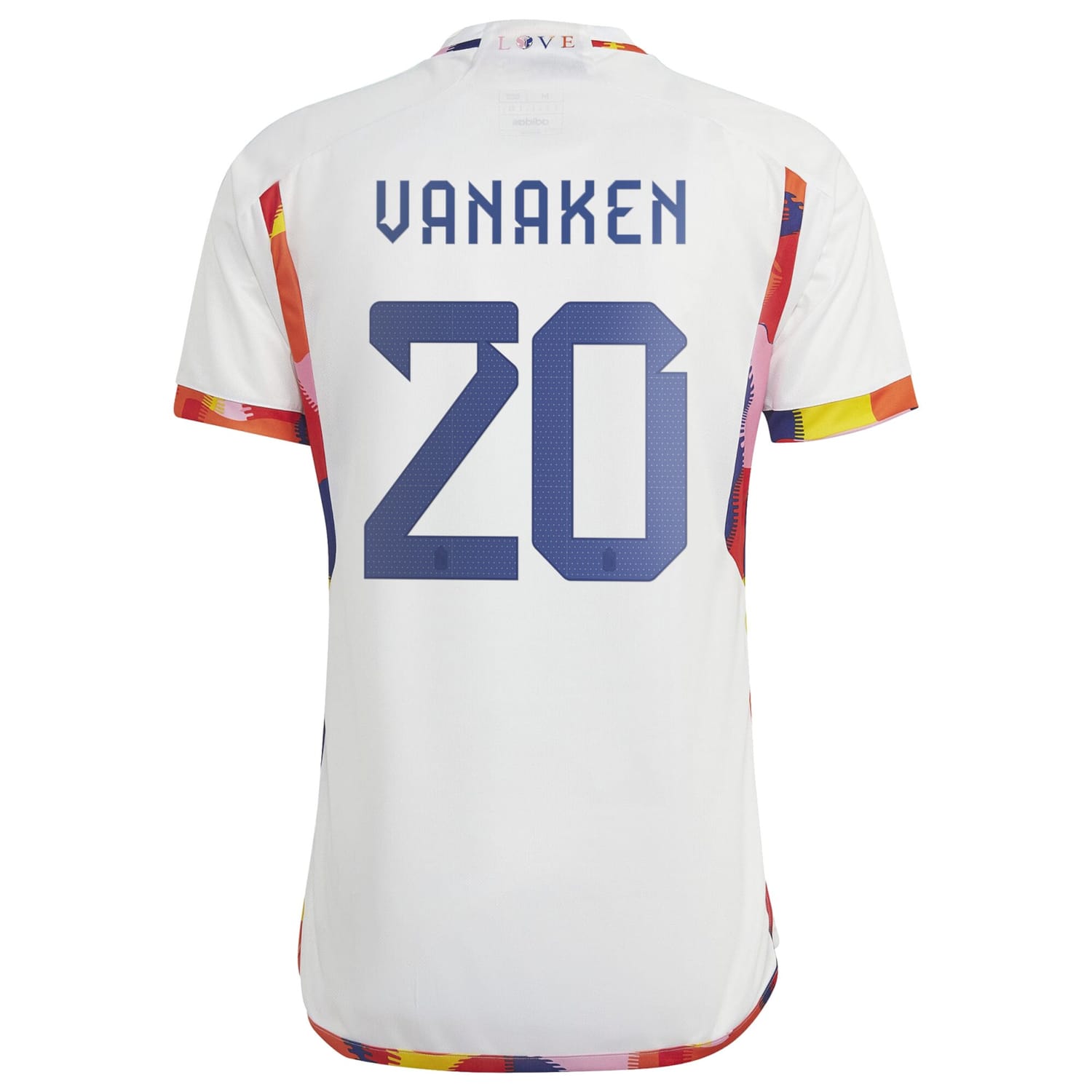 Belgium National Team Away Jersey Shirt 2022 player Hans Vanaken 20 printing for Men
