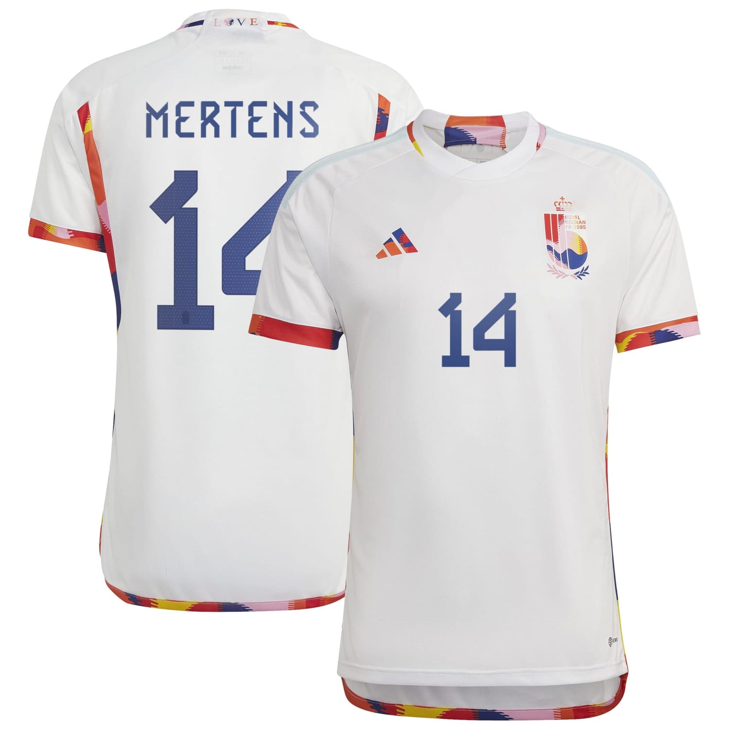 Belgium National Team Away Jersey Shirt 2022 player Dries Mertens 14 printing for Men