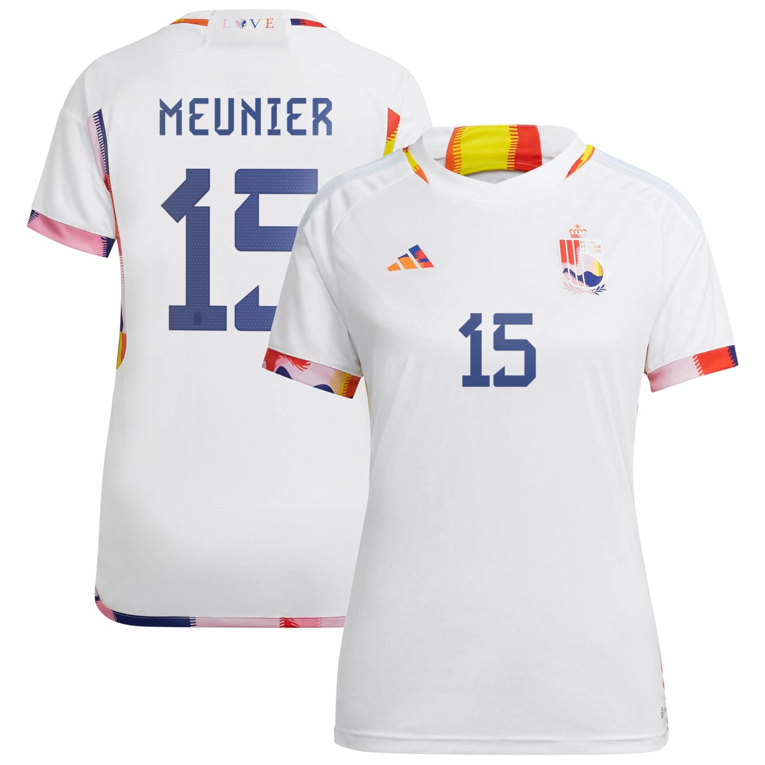 Belgium National Team Away Jersey Shirt 2022 player Thomas Meunier 15 printing for Women