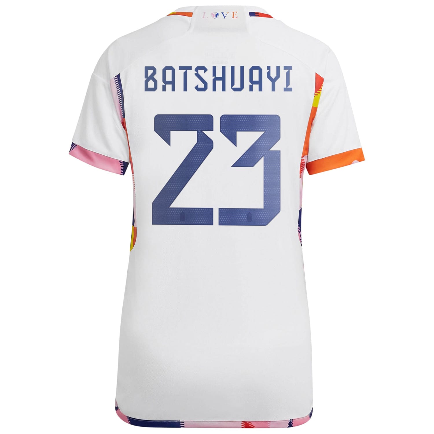 Belgium National Team Away Jersey Shirt 2022 player Michy Batshuayi 23 printing for Women