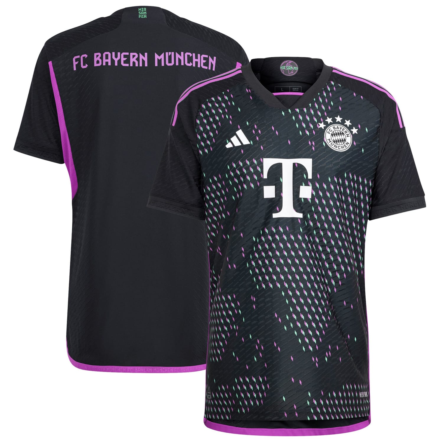 Bundesliga Bayern Munich Away Authentic Jersey Shirt 2023-24 for Men