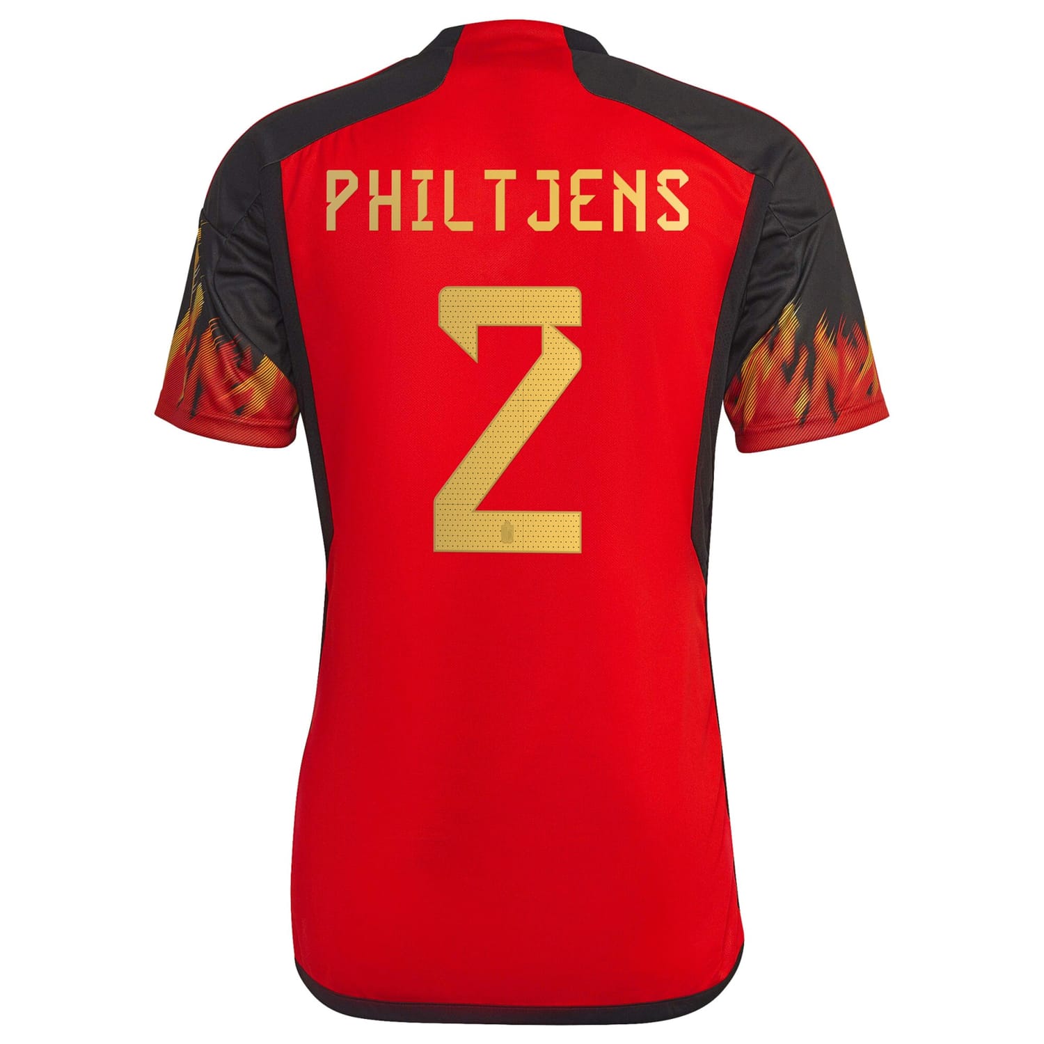 Belgium National Team Home Jersey Shirt 2022 player Davina Philtjens 2 printing for Men