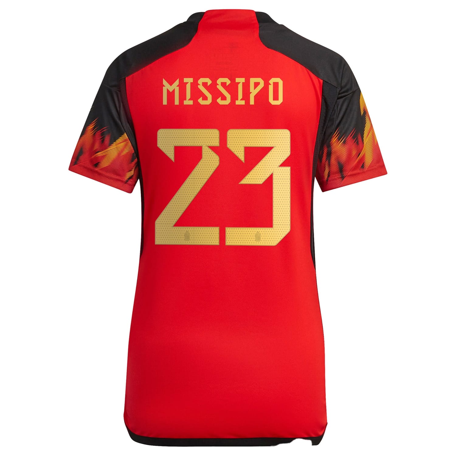 Belgium National Team Home Jersey Shirt 2022 player Kassandra Missipo 23 printing for Women