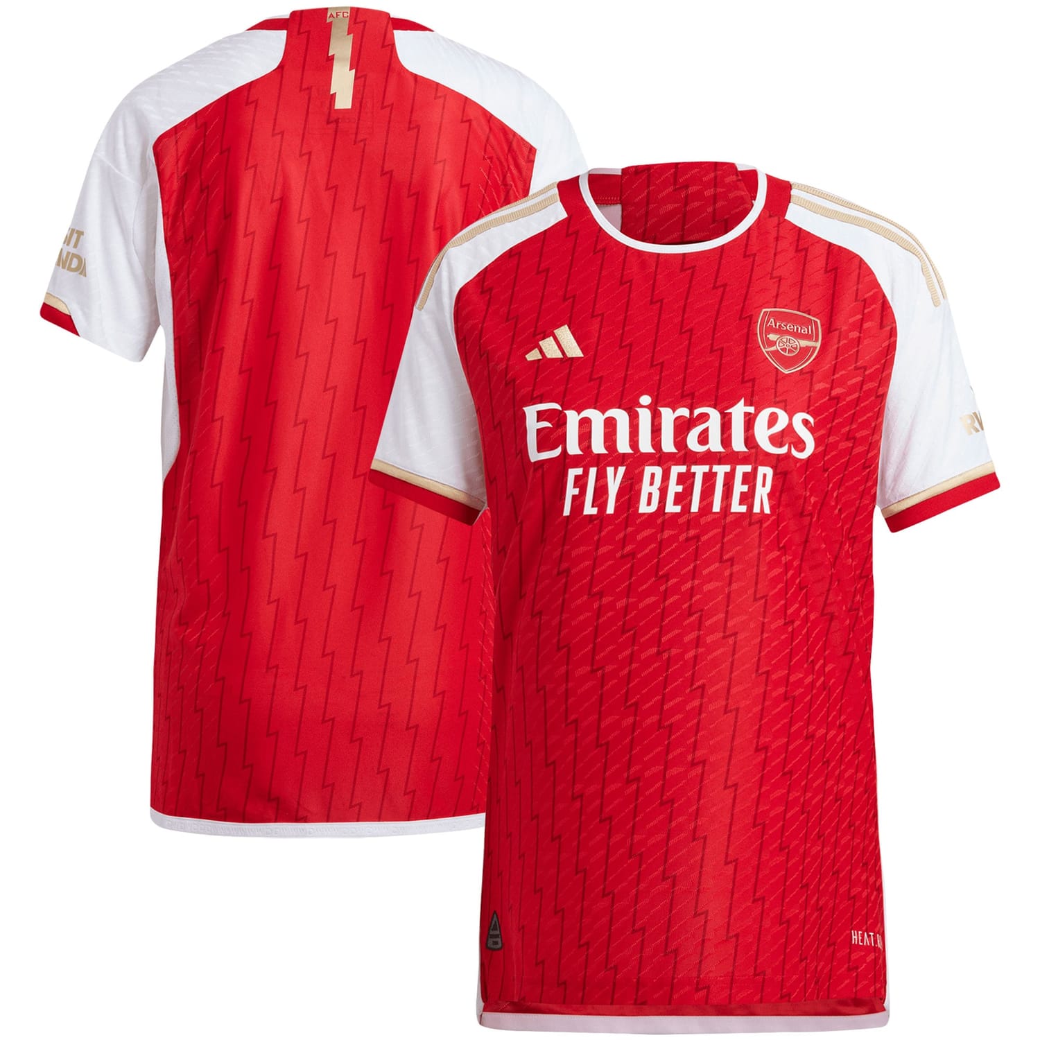 Premier League Arsenal Home Authentic Jersey Shirt 2023-24 for Men