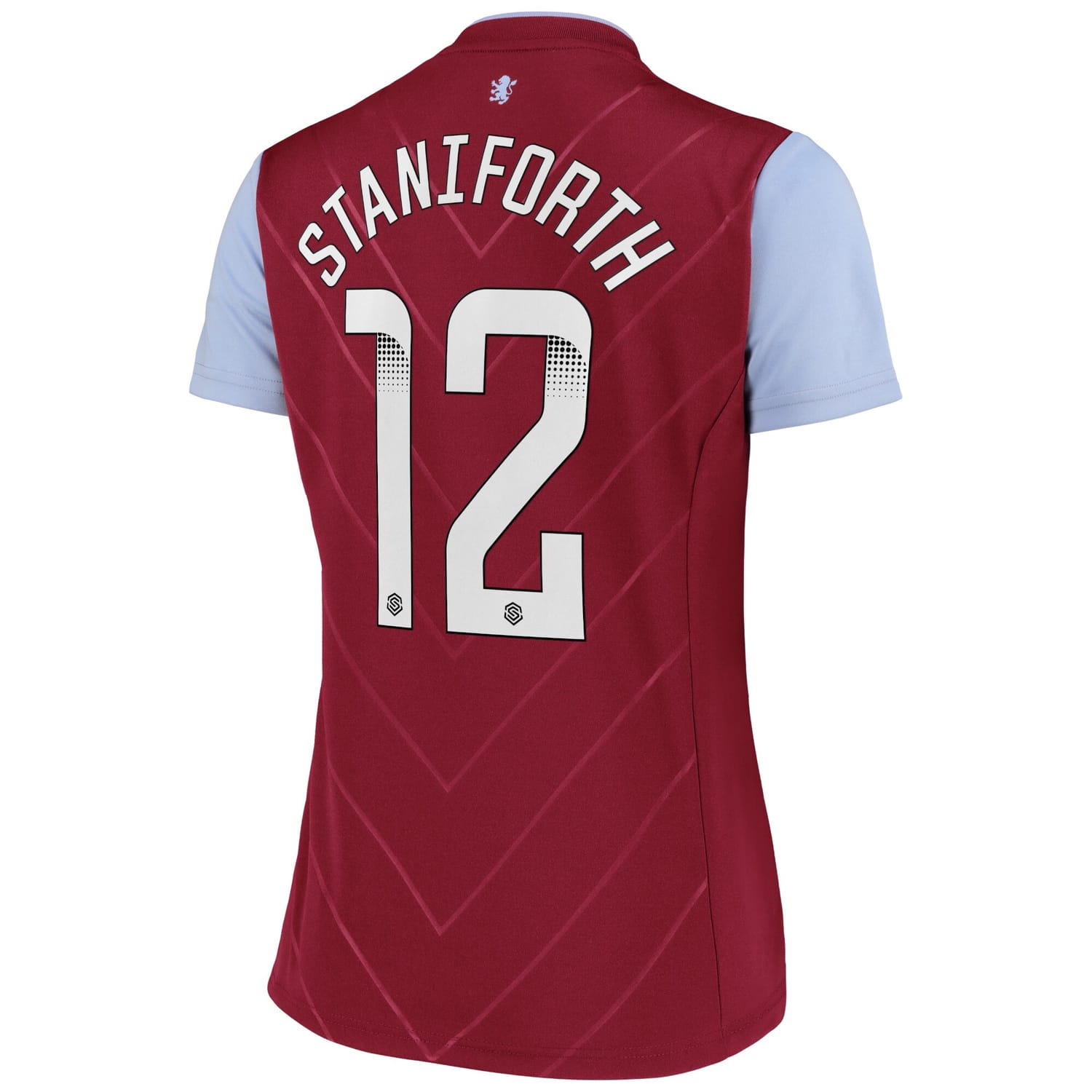 Premier League Aston Villa Home WSL Jersey Shirt 2022-23 player Lucy Staniforth 12 printing for Women