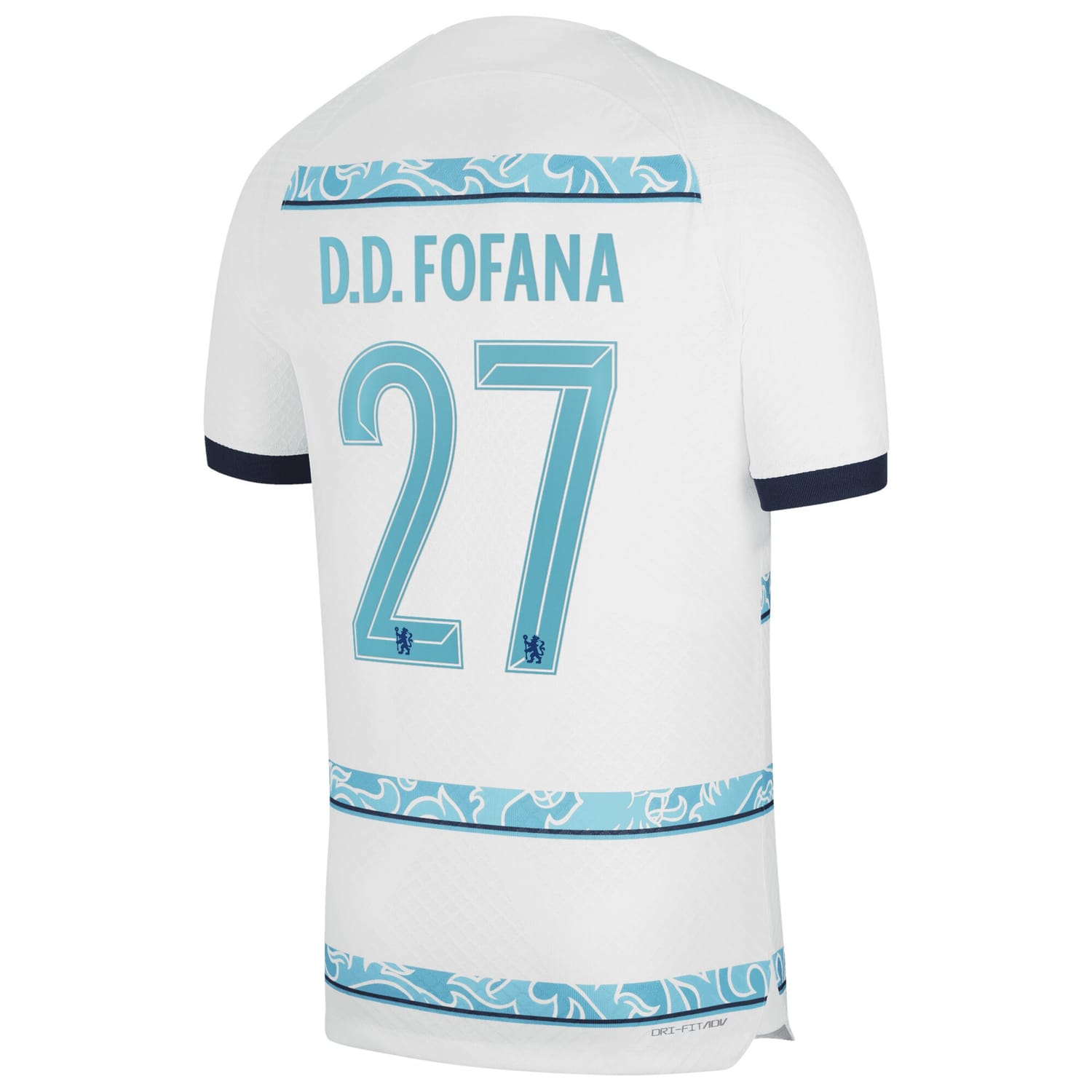 Premier League Chelsea Away Cup Authentic Jersey Shirt 2022-23 player David Datro Fofana 27 printing for Men