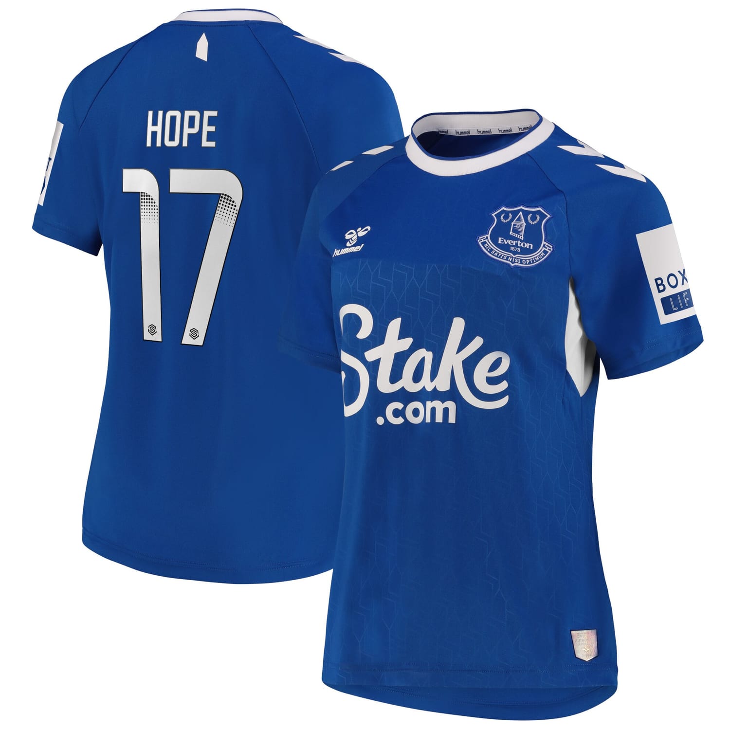 Premier League Everton Home WSL Jersey Shirt 2022-23 player Lucy Hope 17 printing for Women