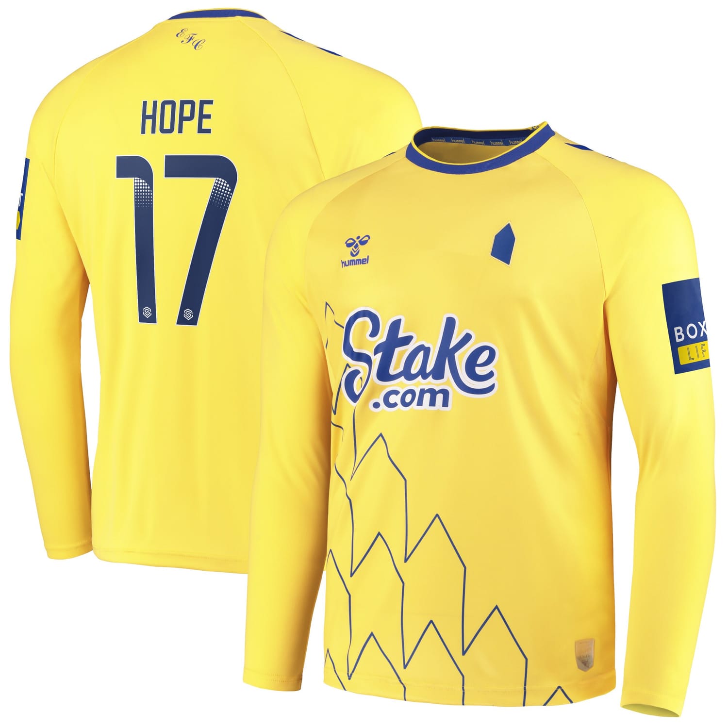 Premier League Everton Third WSL Jersey Shirt Long Sleeve 2022-23 player Lucy Hope 17 printing for Men