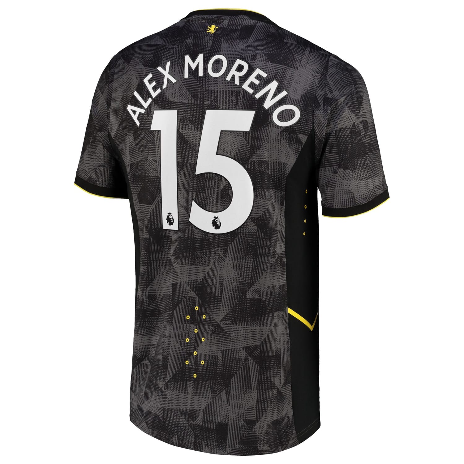 Premier League Aston Villa Third Jersey Shirt 2022-23 player Alex Moreno 15 printing for Men