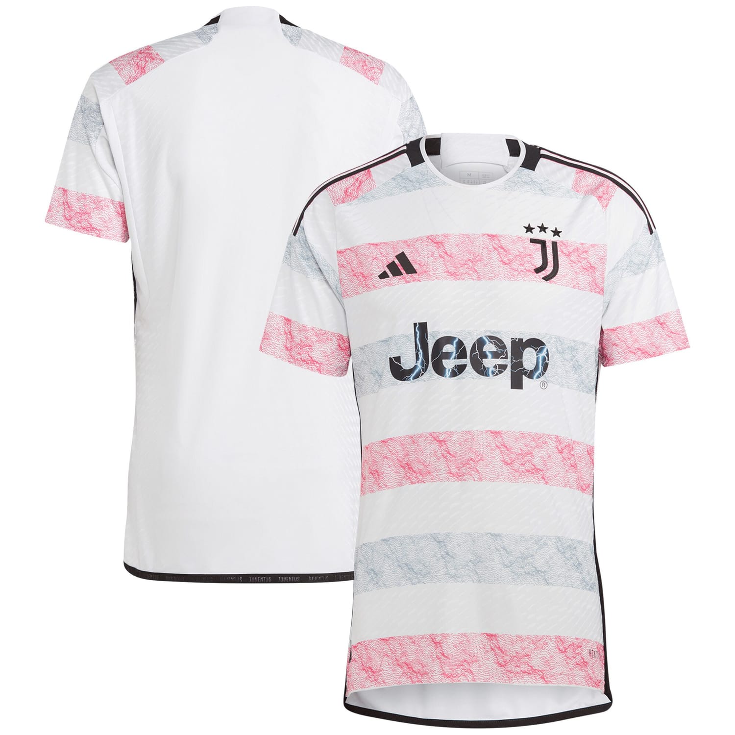 Serie A Juventus Away Authentic Jersey Shirt 2023-24 for Men