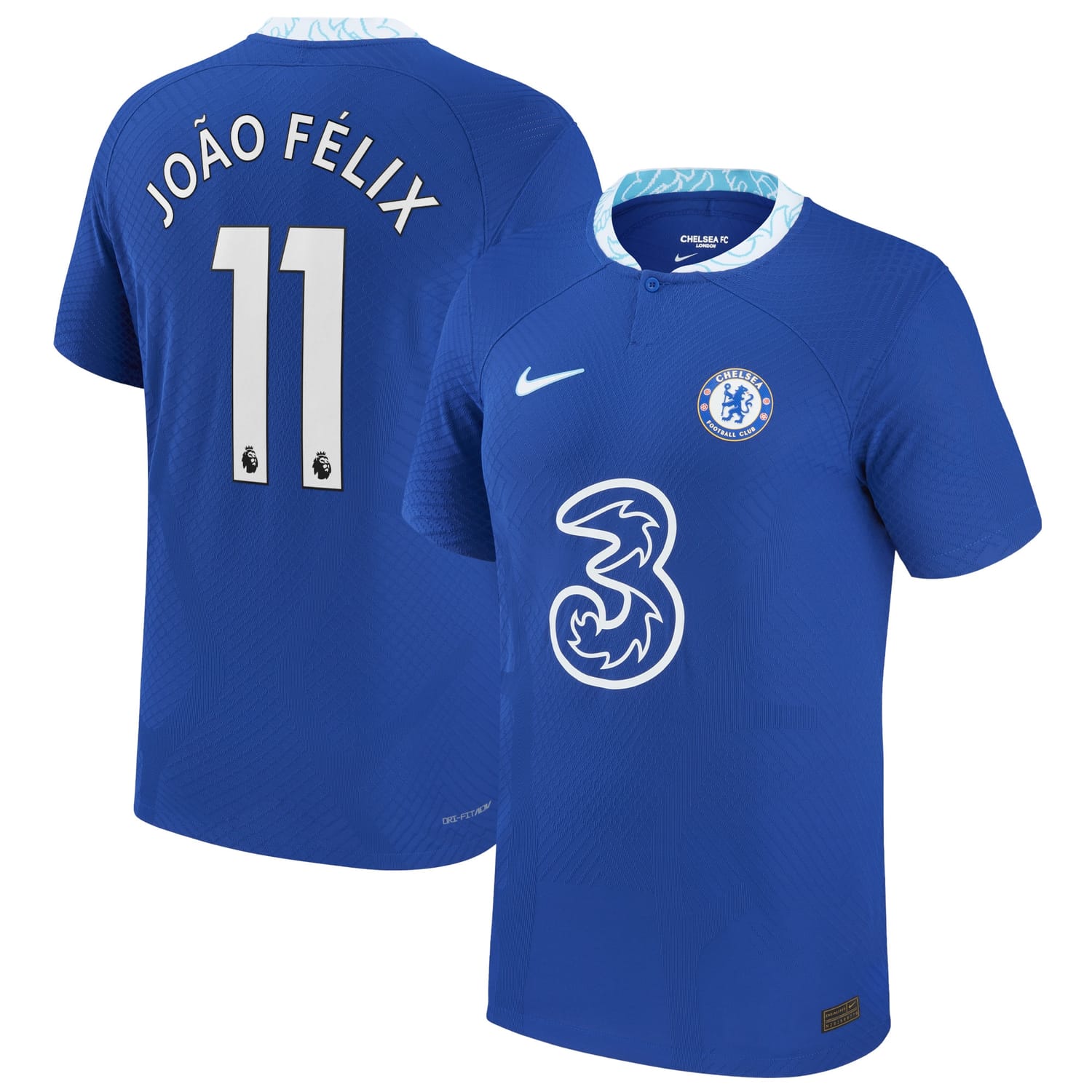 Premier League Chelsea Home Authentic Jersey Shirt 2022-23 player João Félix 11 printing for Men
