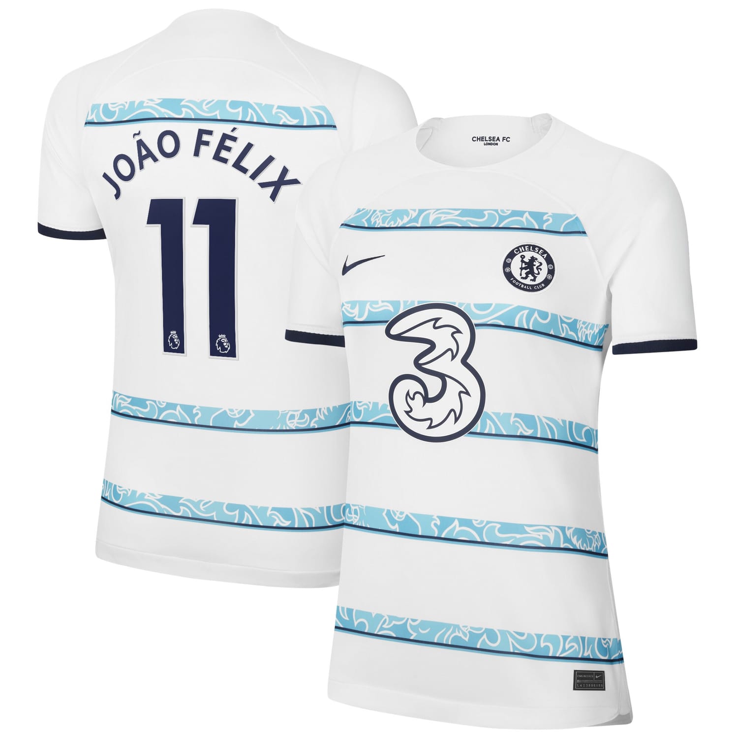 Premier League Chelsea Away Jersey Shirt 2022-23 player João Félix 11 printing for Women