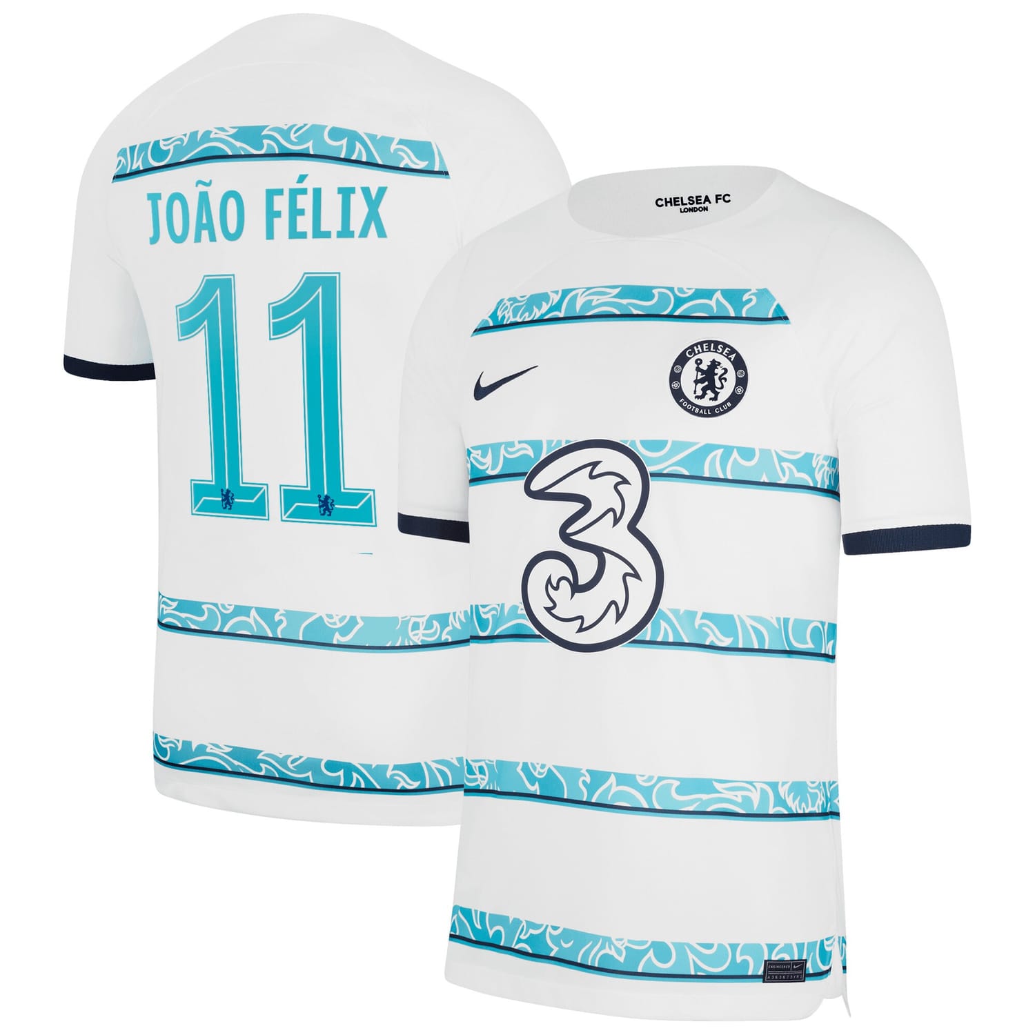 Premier League Chelsea Away Cup Jersey Shirt 2022-23 player João Félix 11 printing for Men