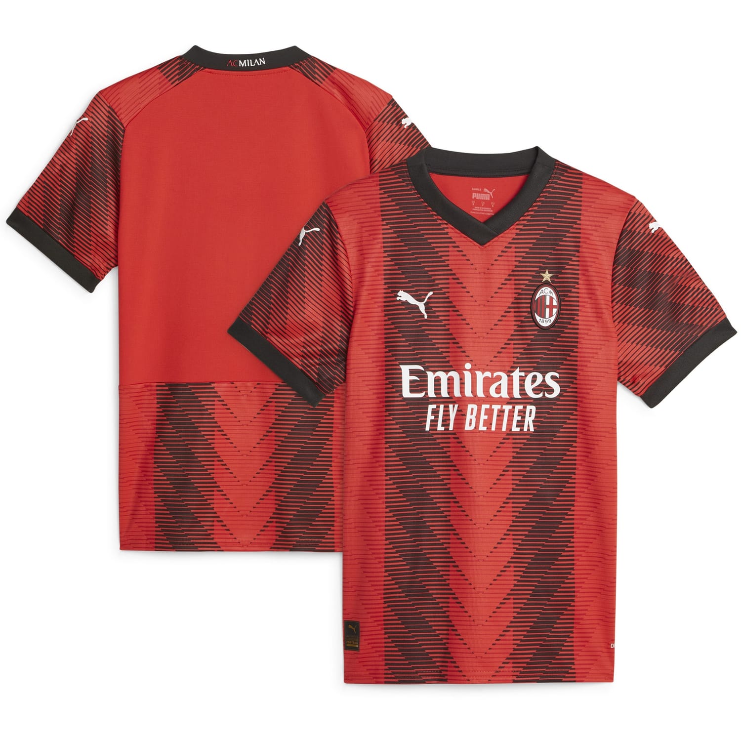 Serie A AC Milan Home Jersey Shirt 2023-24 for Women