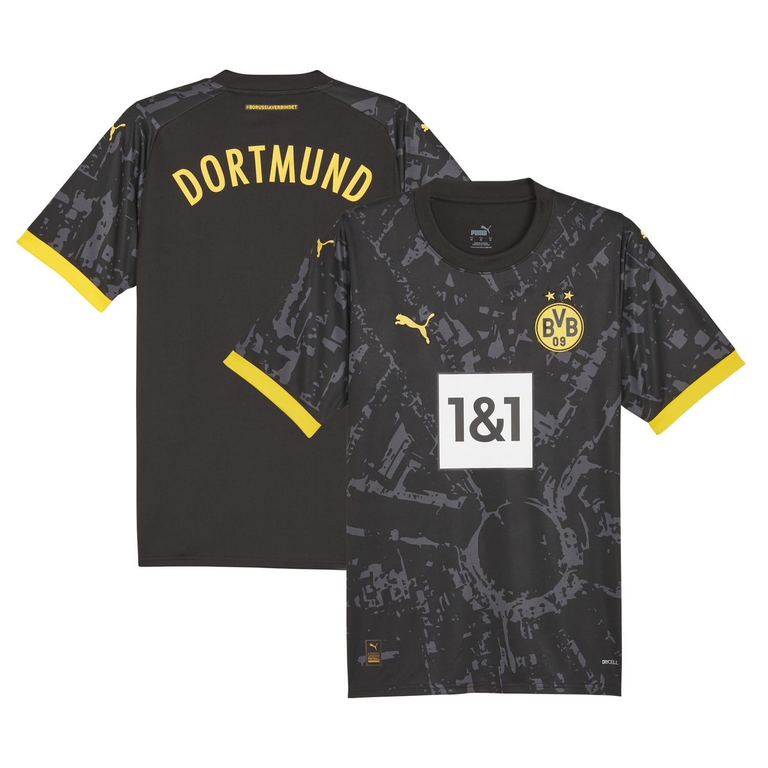 Bundesliga Borussia Dortmund Away Jersey Shirt 2023-24 for Men