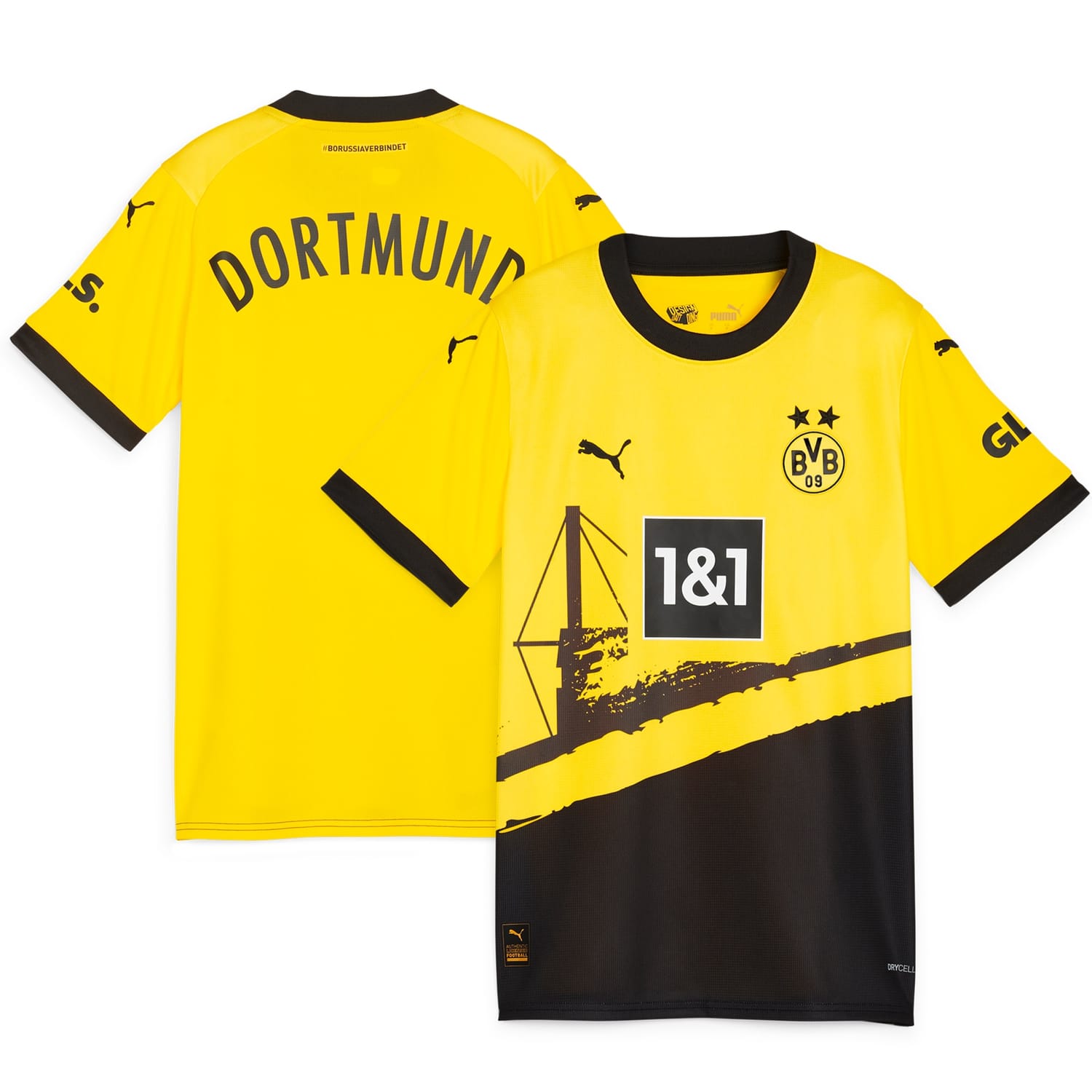 Bundesliga Borussia Dortmund Home Jersey Shirt 2023-24 for Women