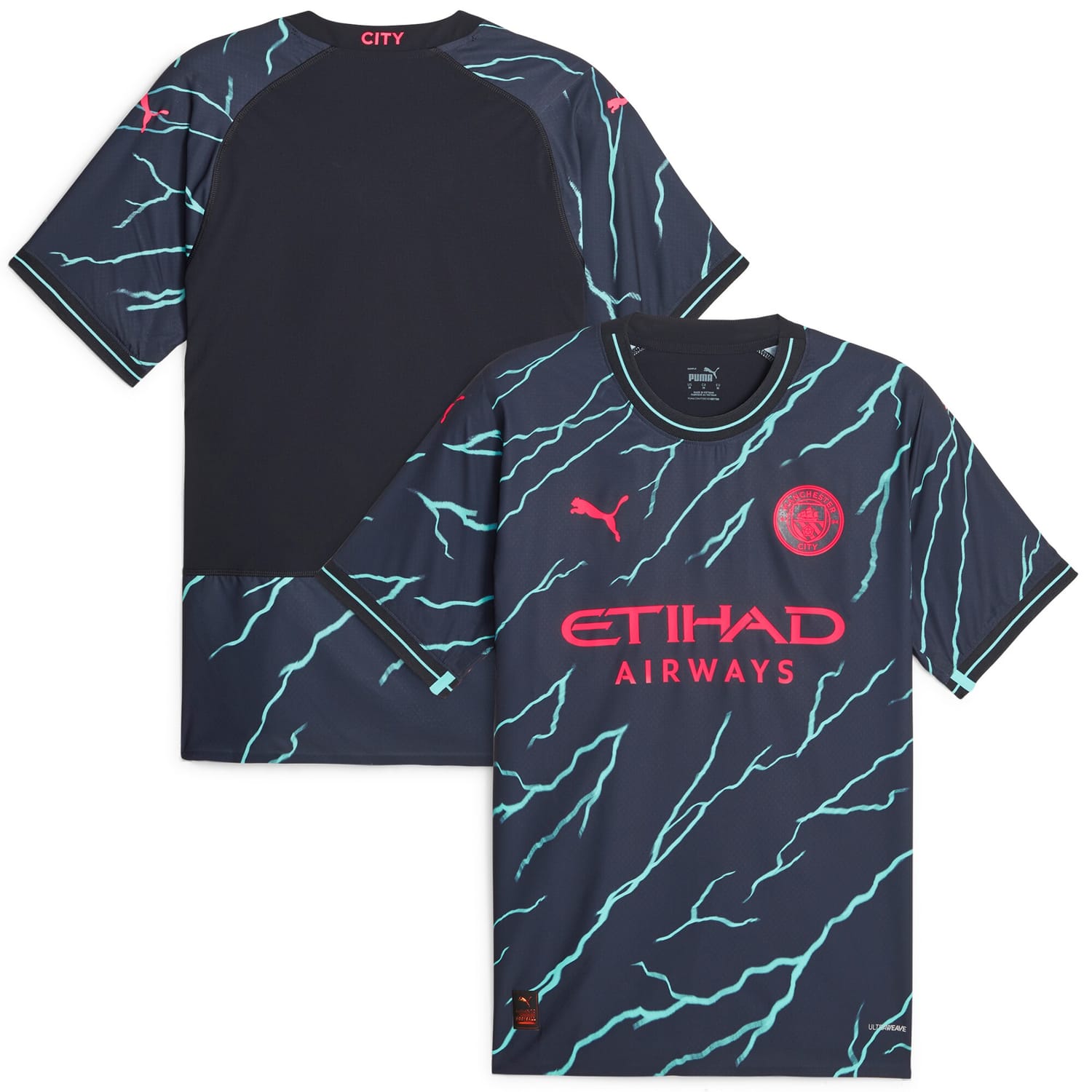 Premier League Manchester City Third Authentic Jersey Shirt 2023-24 for Men