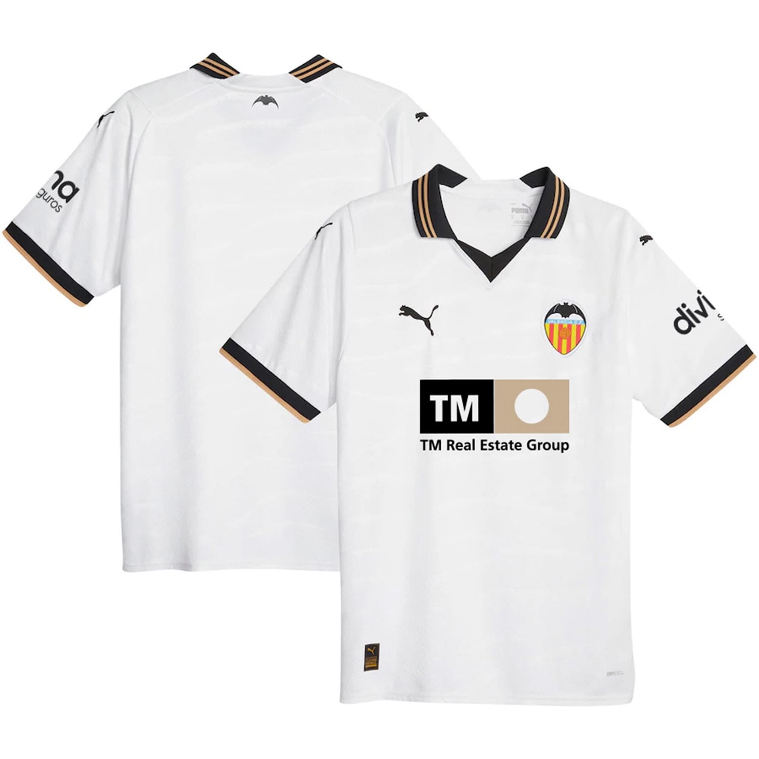 La Liga Valencia CF Home Jersey Shirt 2023-24 for Men