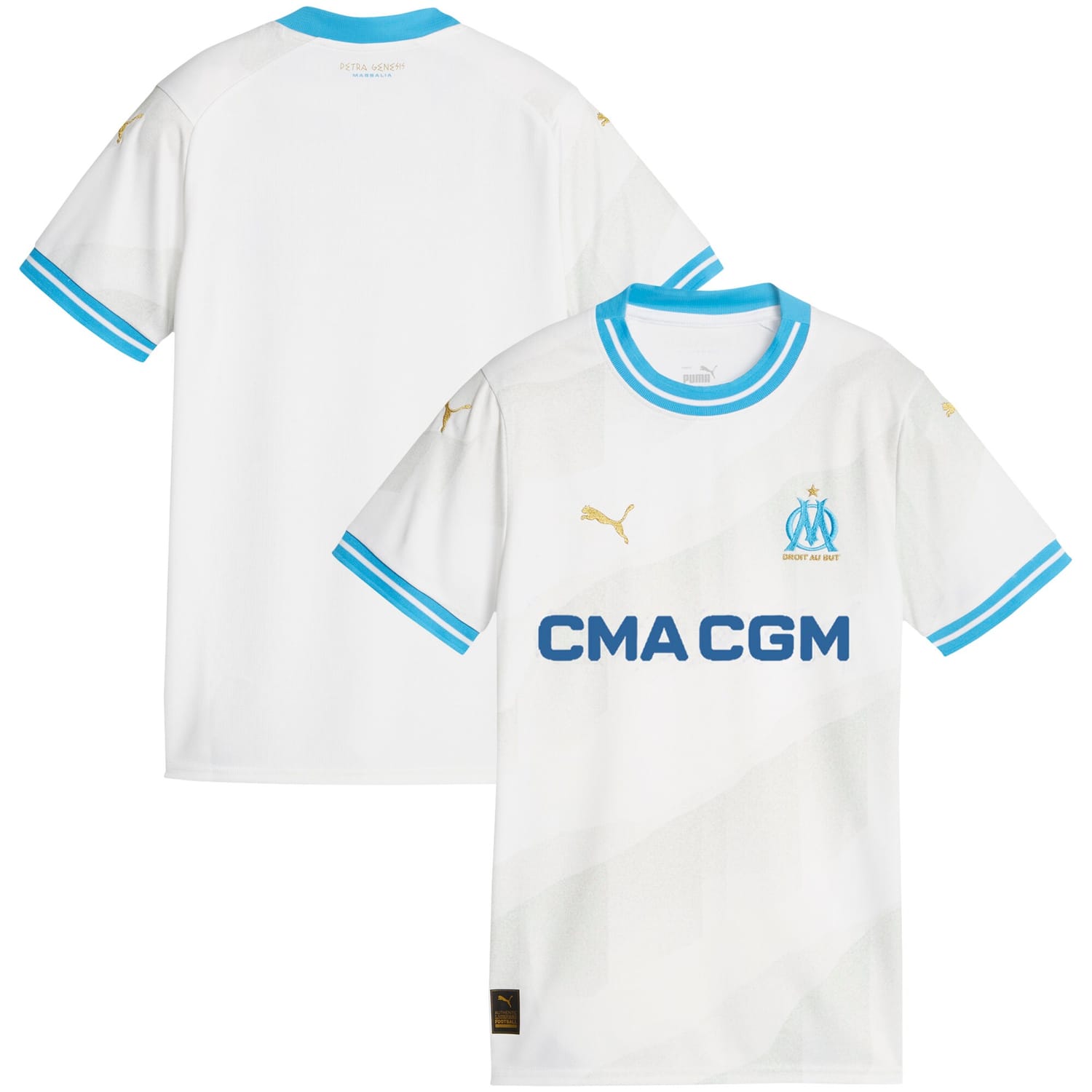 Ligue 1 Olympique Marseille Home Jersey Shirt 2023-24 for Women