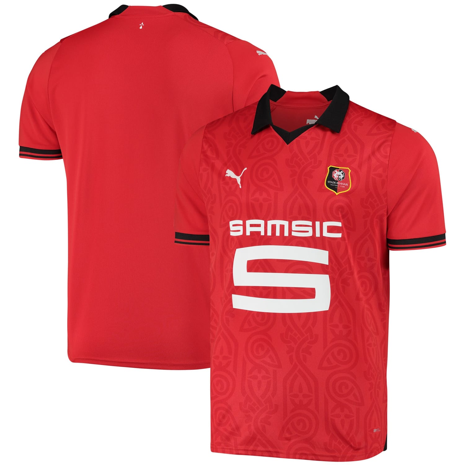 Ligue 1 Stade Rennais FC Home Jersey Shirt 2023-24 for Men