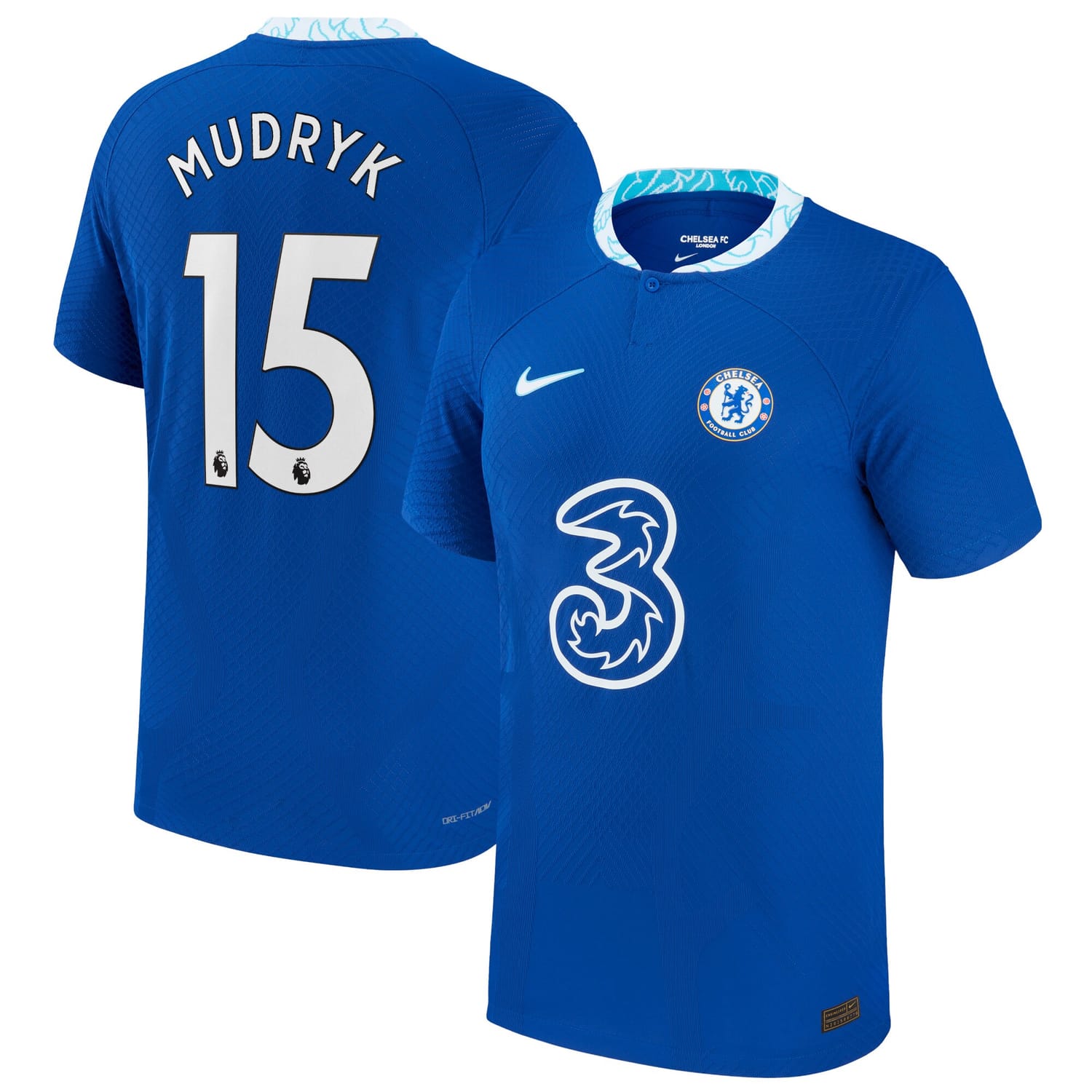 Premier League Chelsea Home Authentic Jersey Shirt 2022-23 player ...