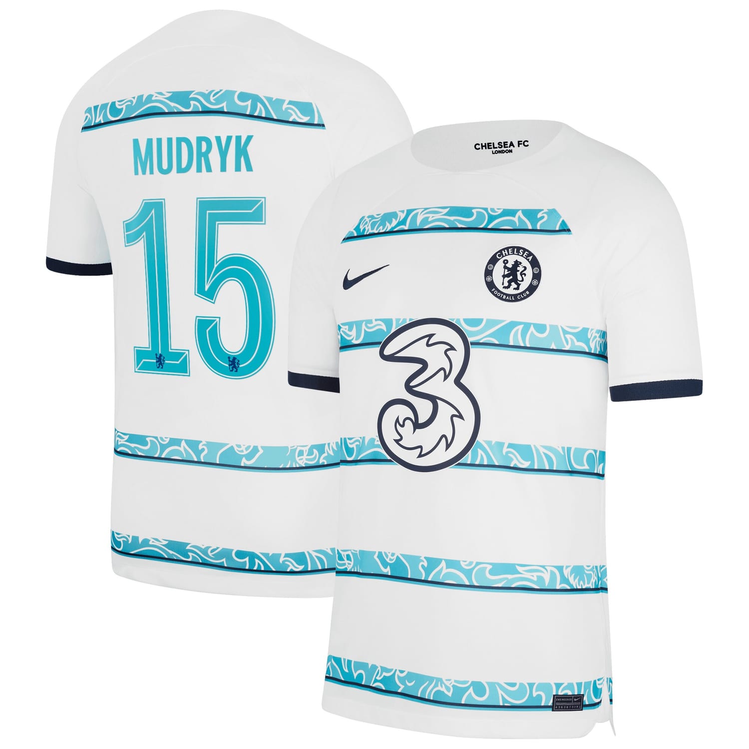 Premier League Chelsea Away Cup Jersey Shirt 2022-23 player Mykhailo Mudryk 15 printing for Men