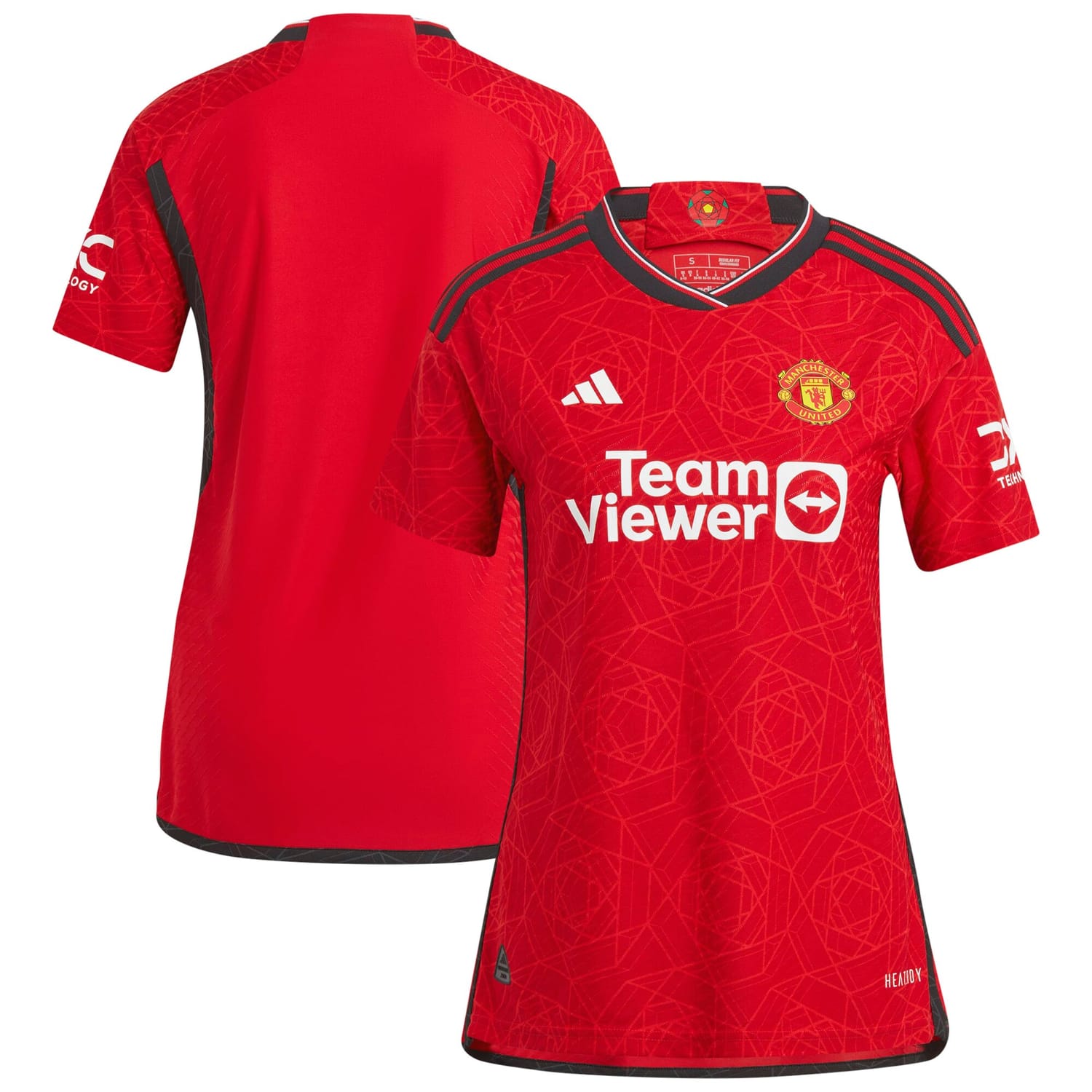 Premier League Manchester United Home Authentic Jersey Shirt 2023-24 for Women