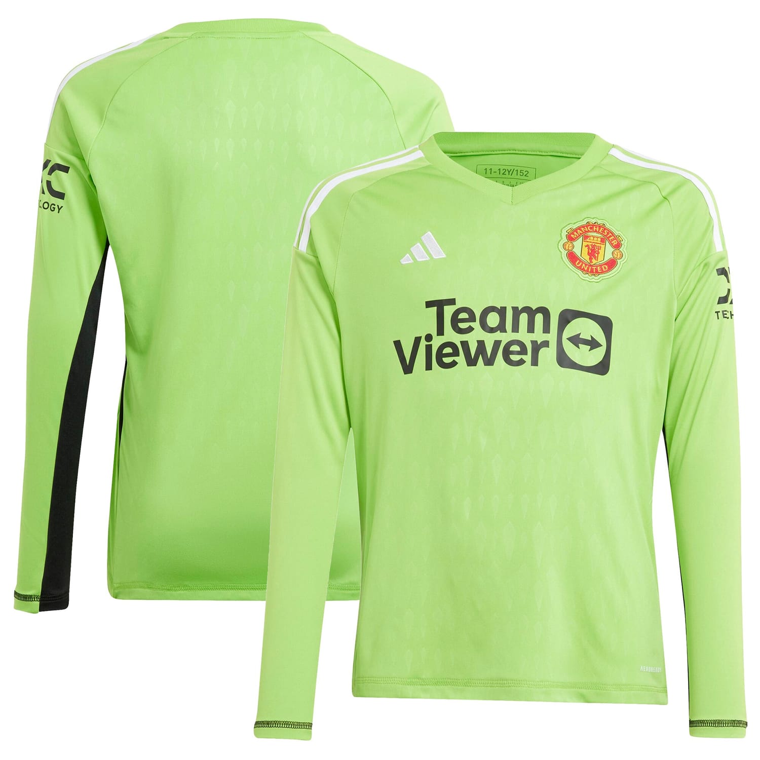 Premier League Manchester United Home Goalkeeper Jersey Shirt Long Sleeve 2023-24 for Men