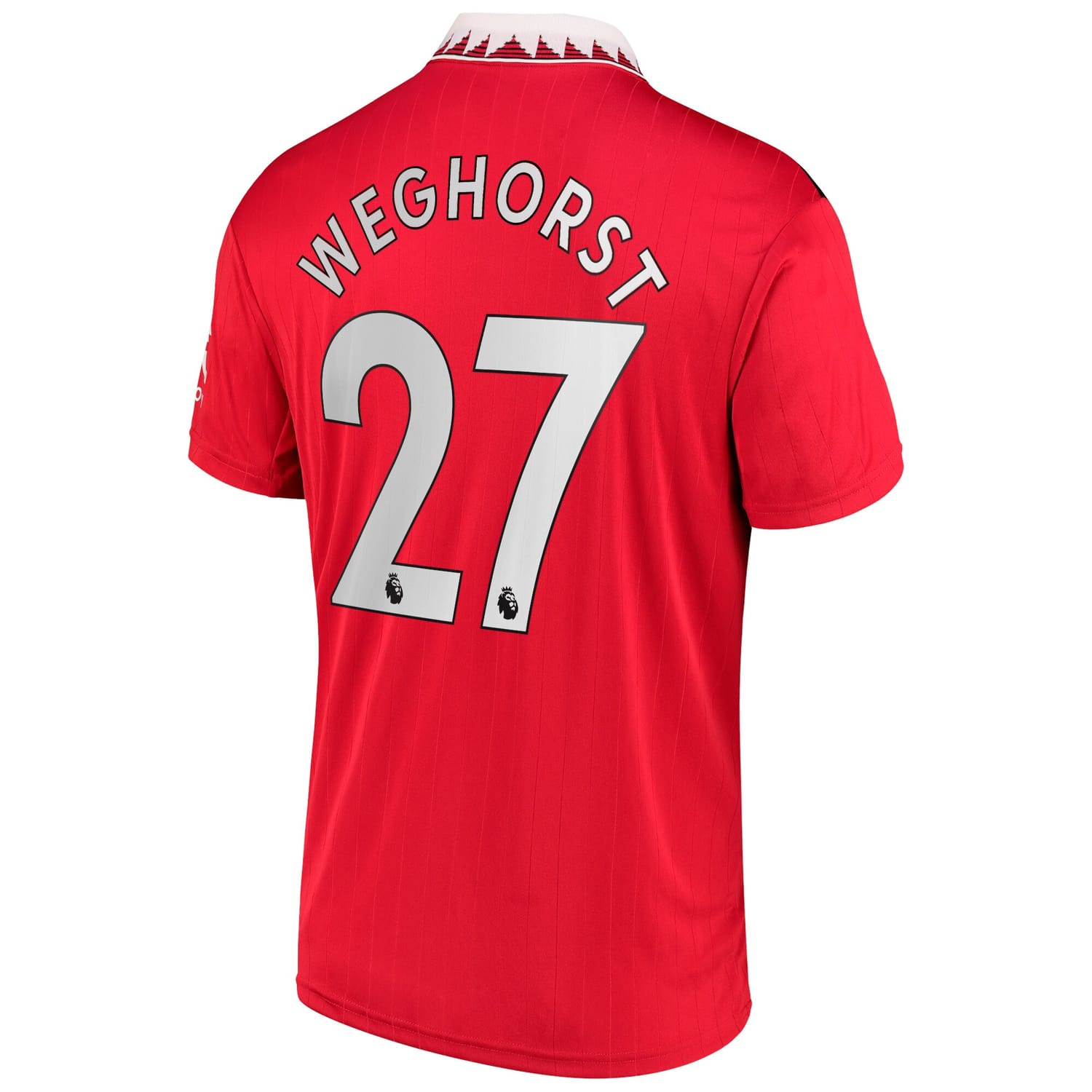 Premier League Manchester United Home Jersey Shirt 2022-23 player Wout Weghorst 27 printing for Men