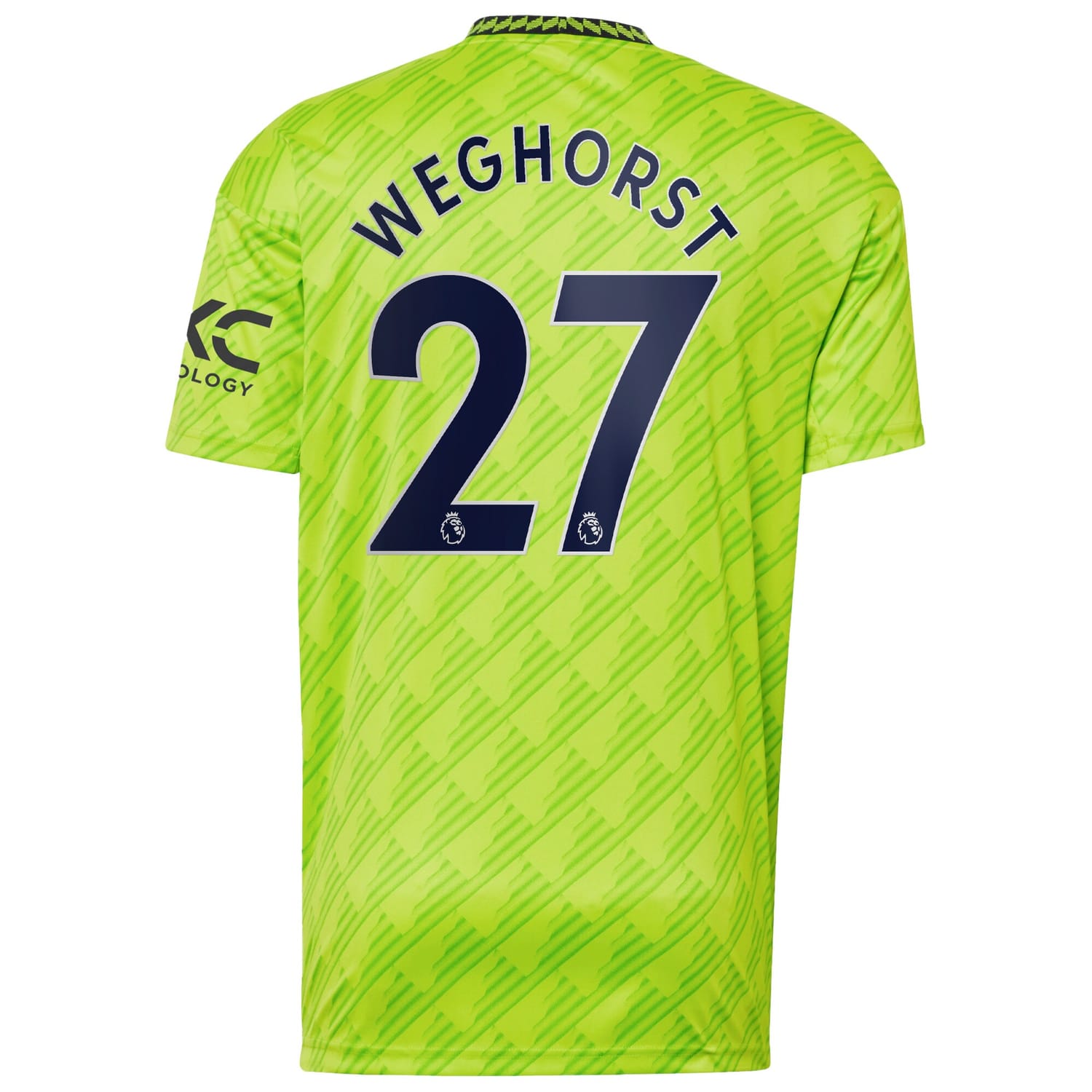 Premier League Manchester United Third Jersey Shirt 2022-23 player Wout Weghorst 27 printing for Men