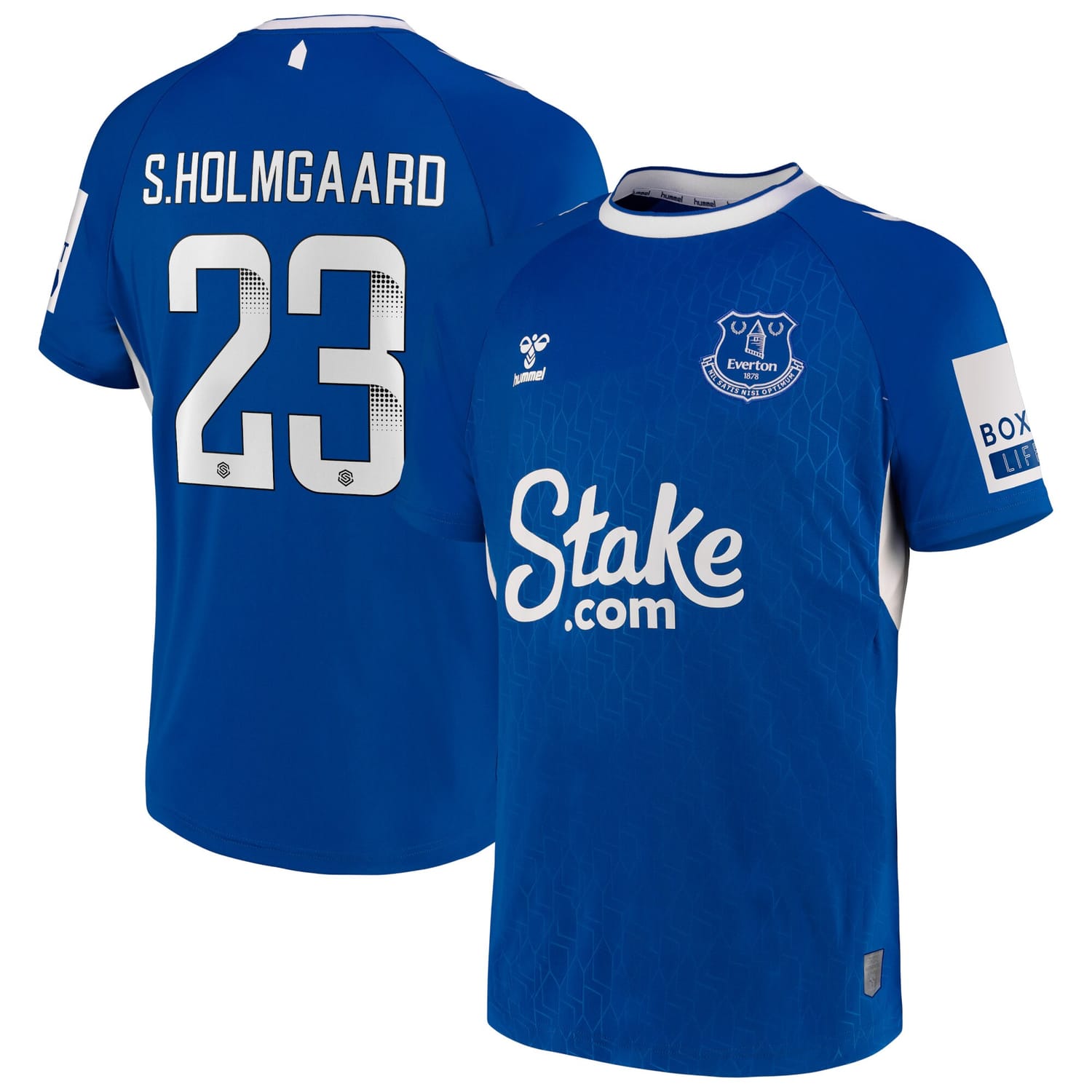 Premier League Everton Home WSL Jersey Shirt 2022-23 player Sara Holmgaard 23 printing for Men