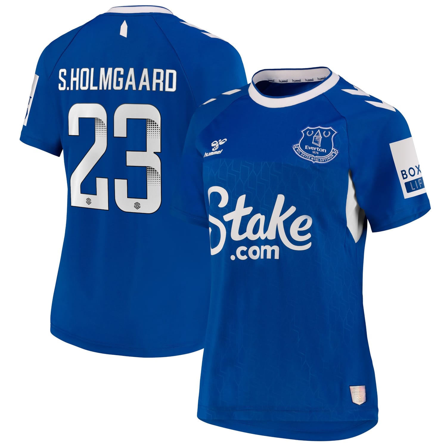 Premier League Everton Home Jersey Shirt 2022-23 player Sara Holmgaard 23 printing for Women