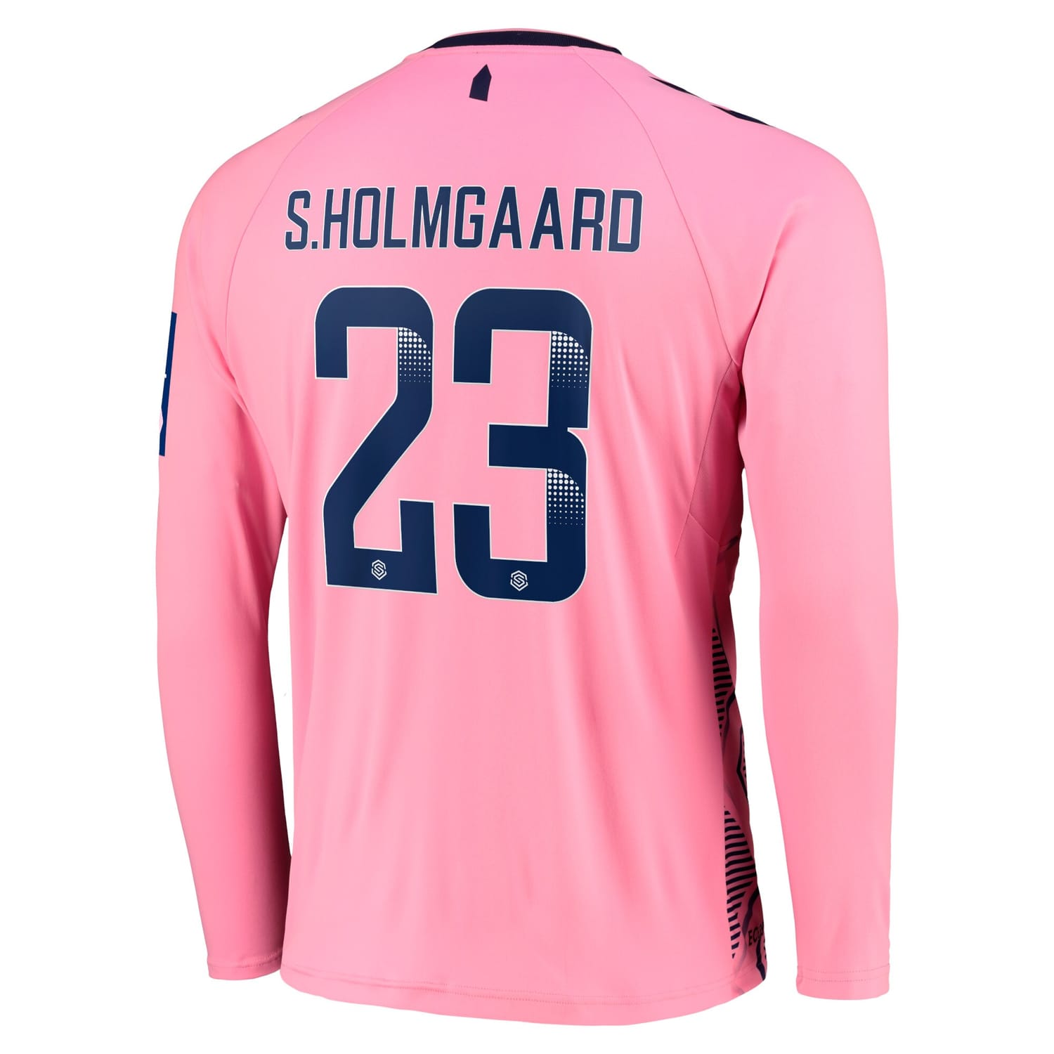 Premier League Everton Away WSL Jersey Shirt Long Sleeve 2022-23 player Sara Holmgaard 23 printing for Men