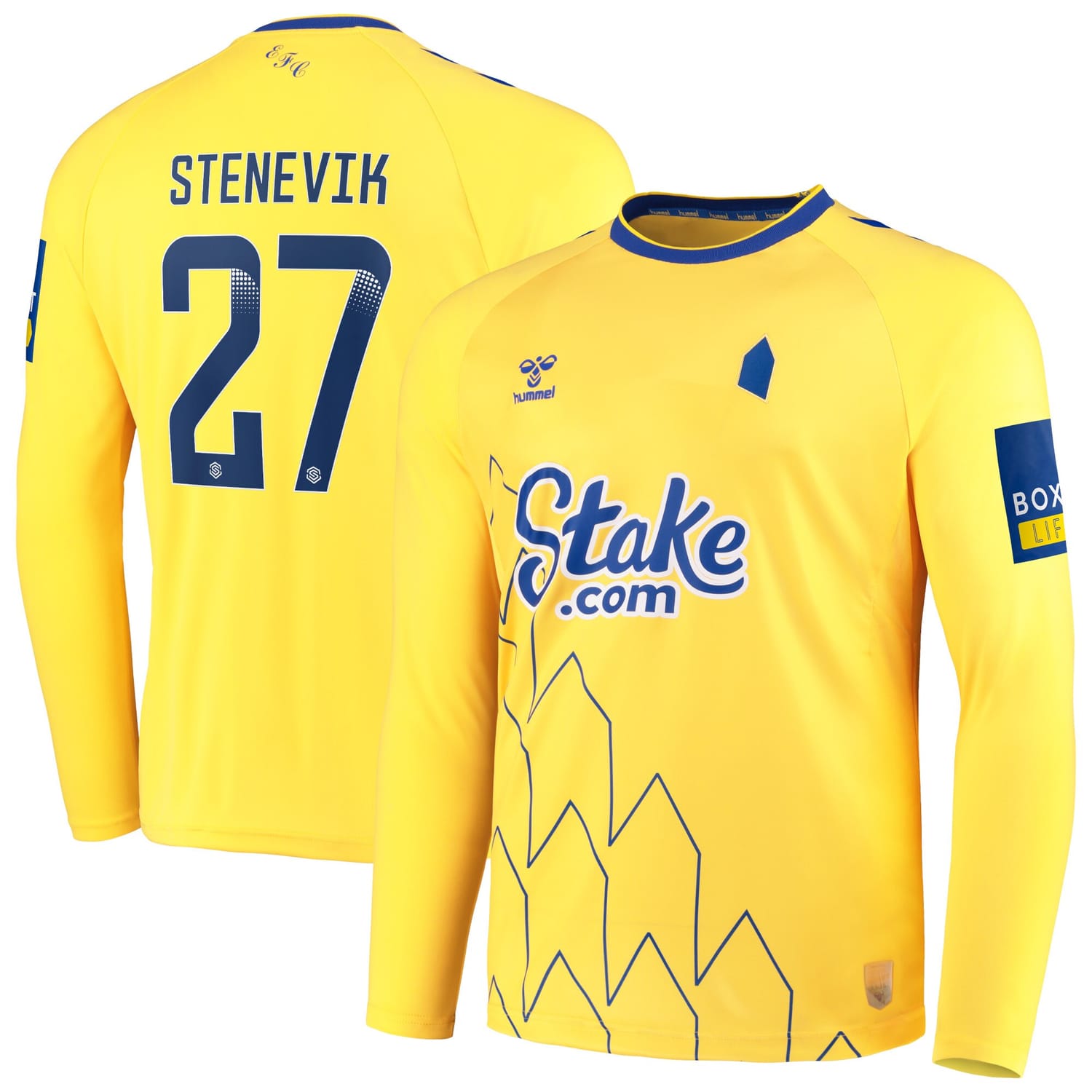 Premier League Everton Third WSL Jersey Shirt Long Sleeve 2022-23 player Elise Stenevik 27 printing for Men