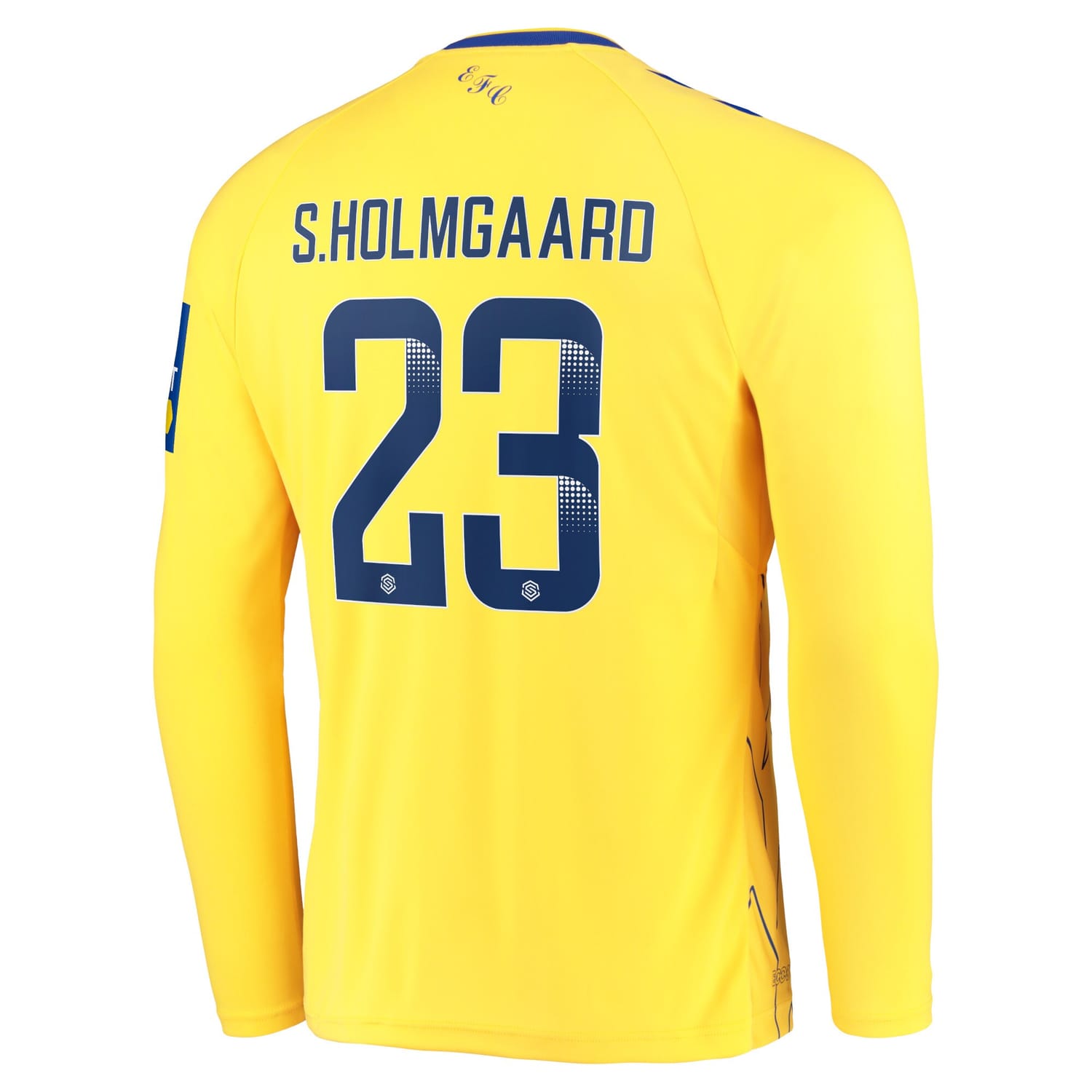 Premier League Everton Third WSL Jersey Shirt Long Sleeve 2022-23 player Sara Holmgaard 23 printing for Men