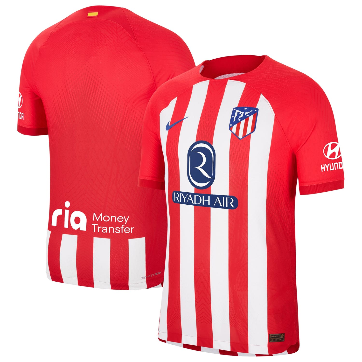 La Liga Atletico de Madrid Home Authentic Jersey Shirt 2023-24 for Men