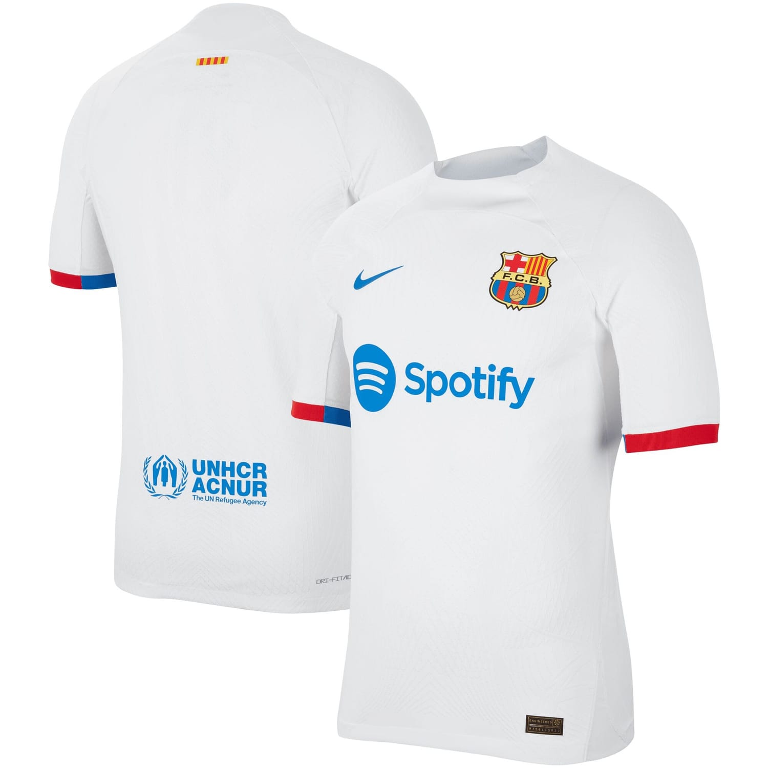La Liga Barcelona Away Authentic Jersey Shirt 2023-24 for Men