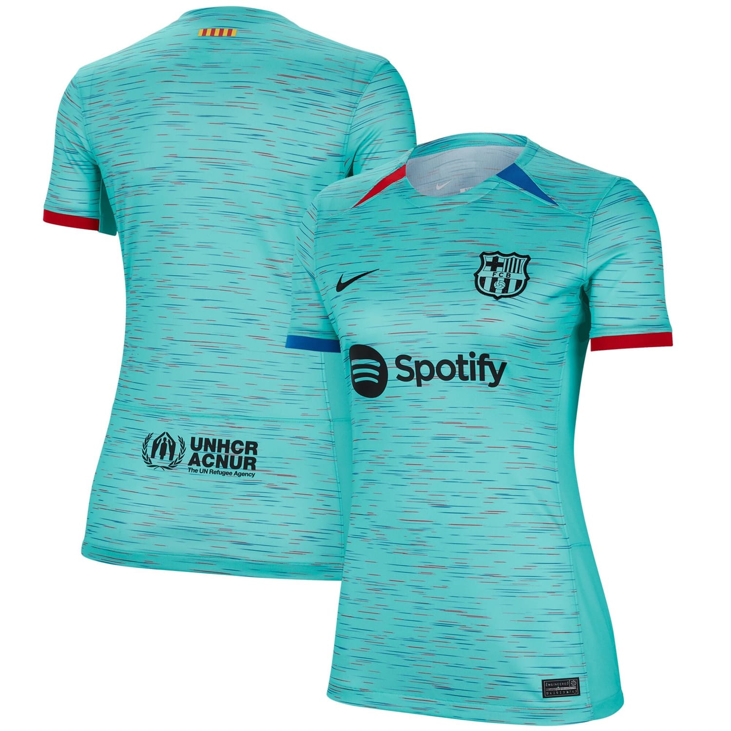 La Liga Barcelona Third Jersey Shirt 2023-24 for Women