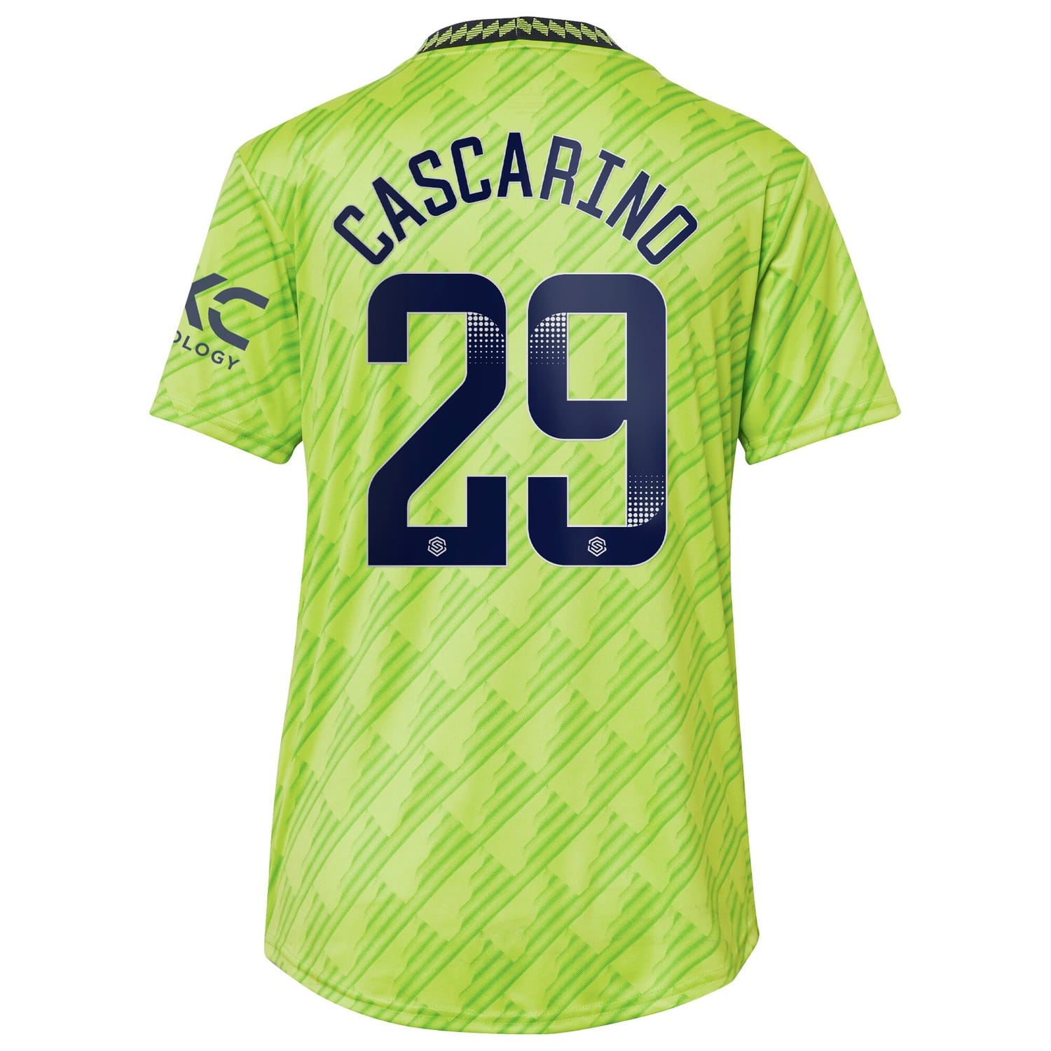 Premier League Manchester United Third WSL Authentic Jersey Shirt 2022-23 player Estelle Cascarino 29 printing for Women