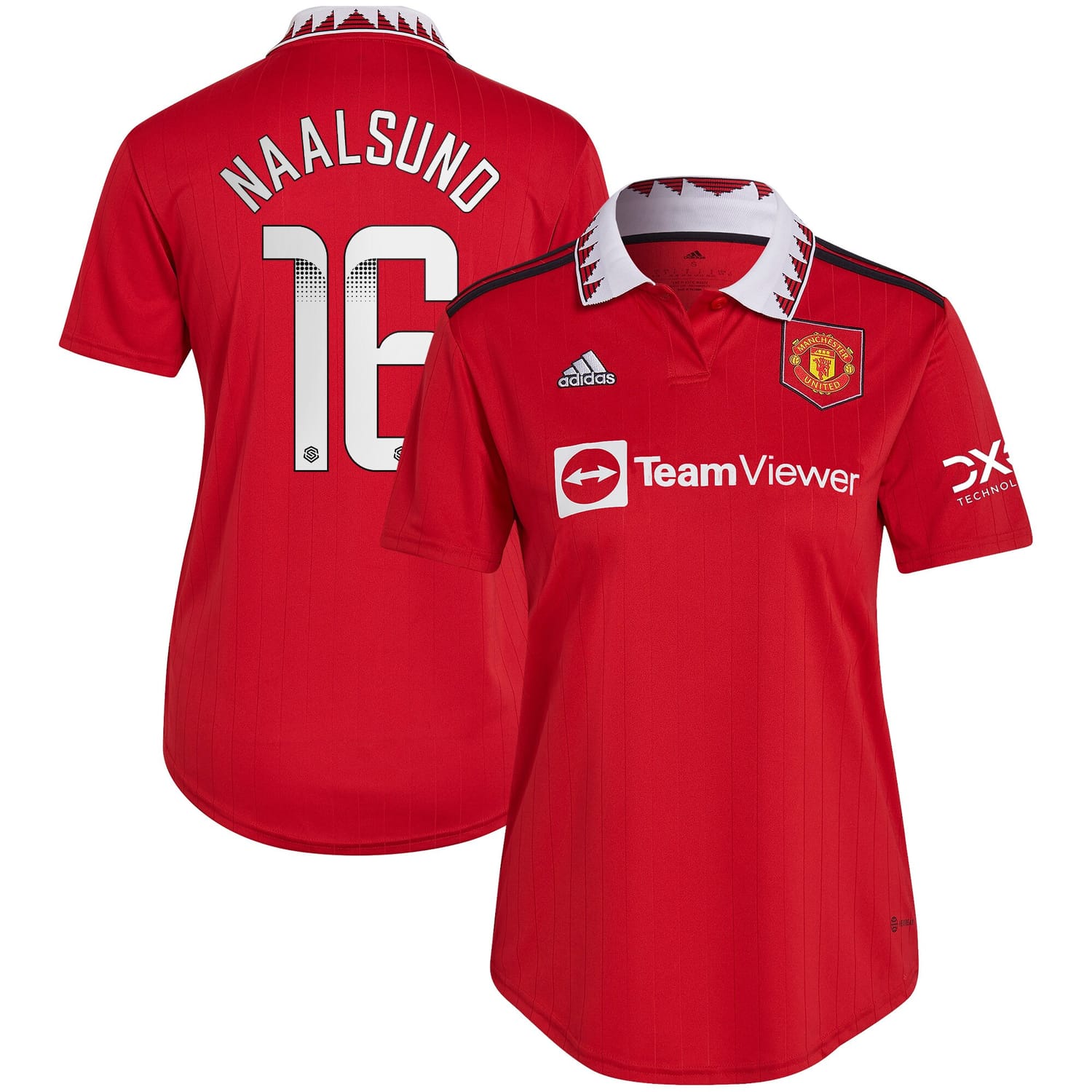 Premier League Manchester United Home WSL Jersey Shirt 2022-23 player Lisa Naalsund 16 printing for Women