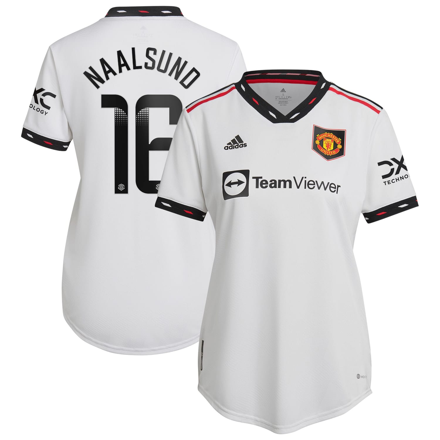 Premier League Manchester United Away WSL Authentic Jersey Shirt 2022-23 player Lisa Naalsund 16 printing for Women
