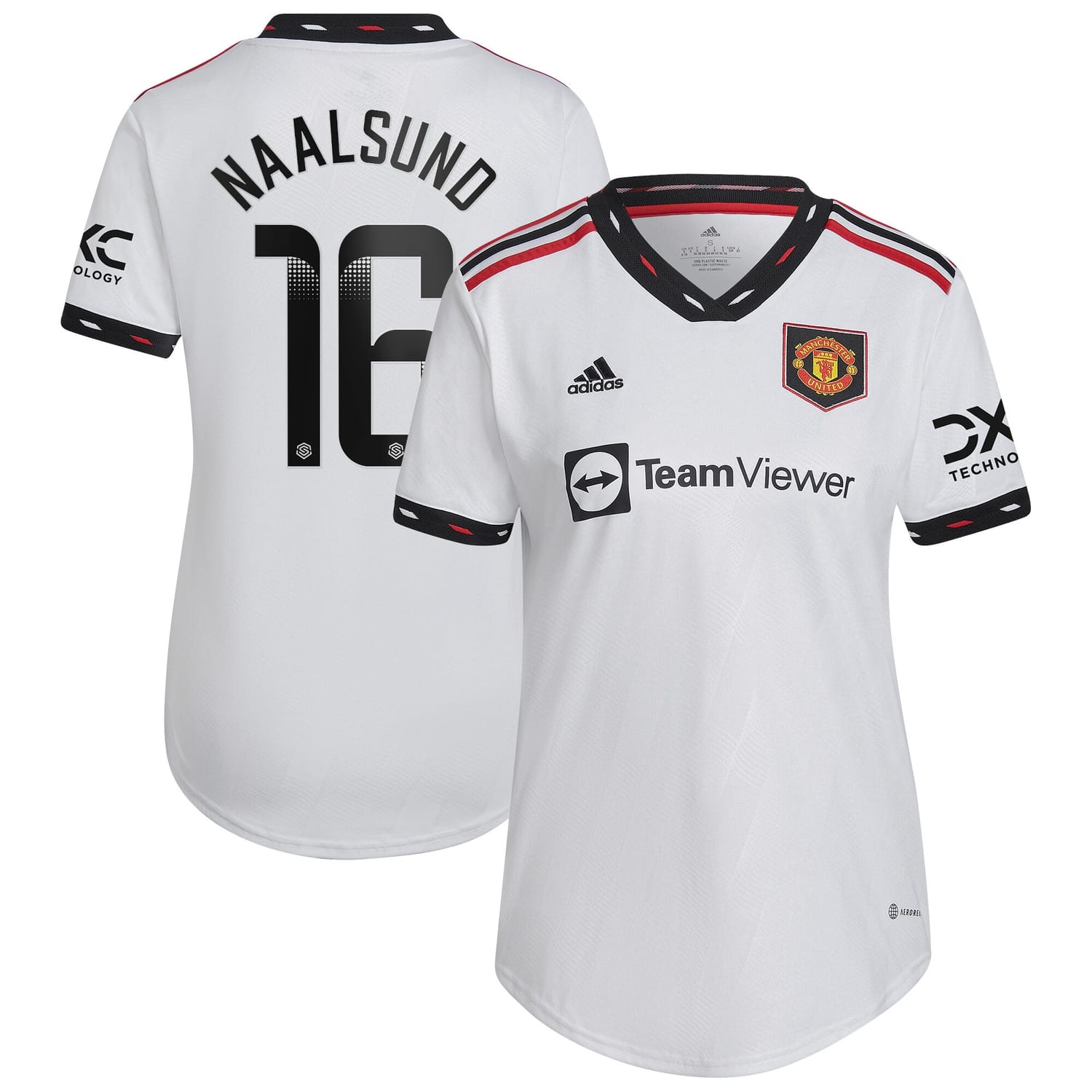 Premier League Manchester United Away WSL Jersey Shirt 2022-23 player Lisa Naalsund 16 printing for Women