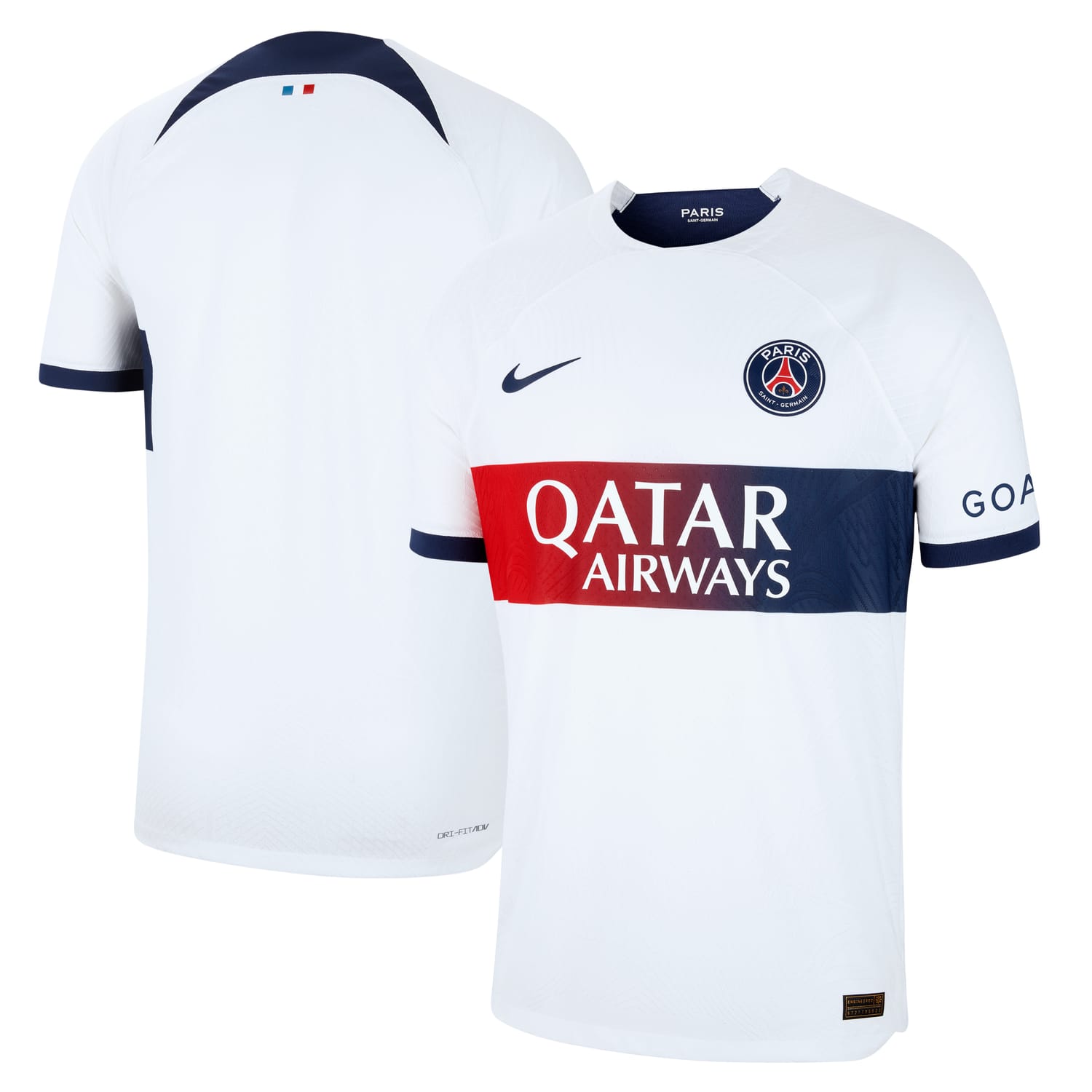 Ligue 1 Paris Saint-Germain Away Authentic Jersey Shirt 2023-24 for Men