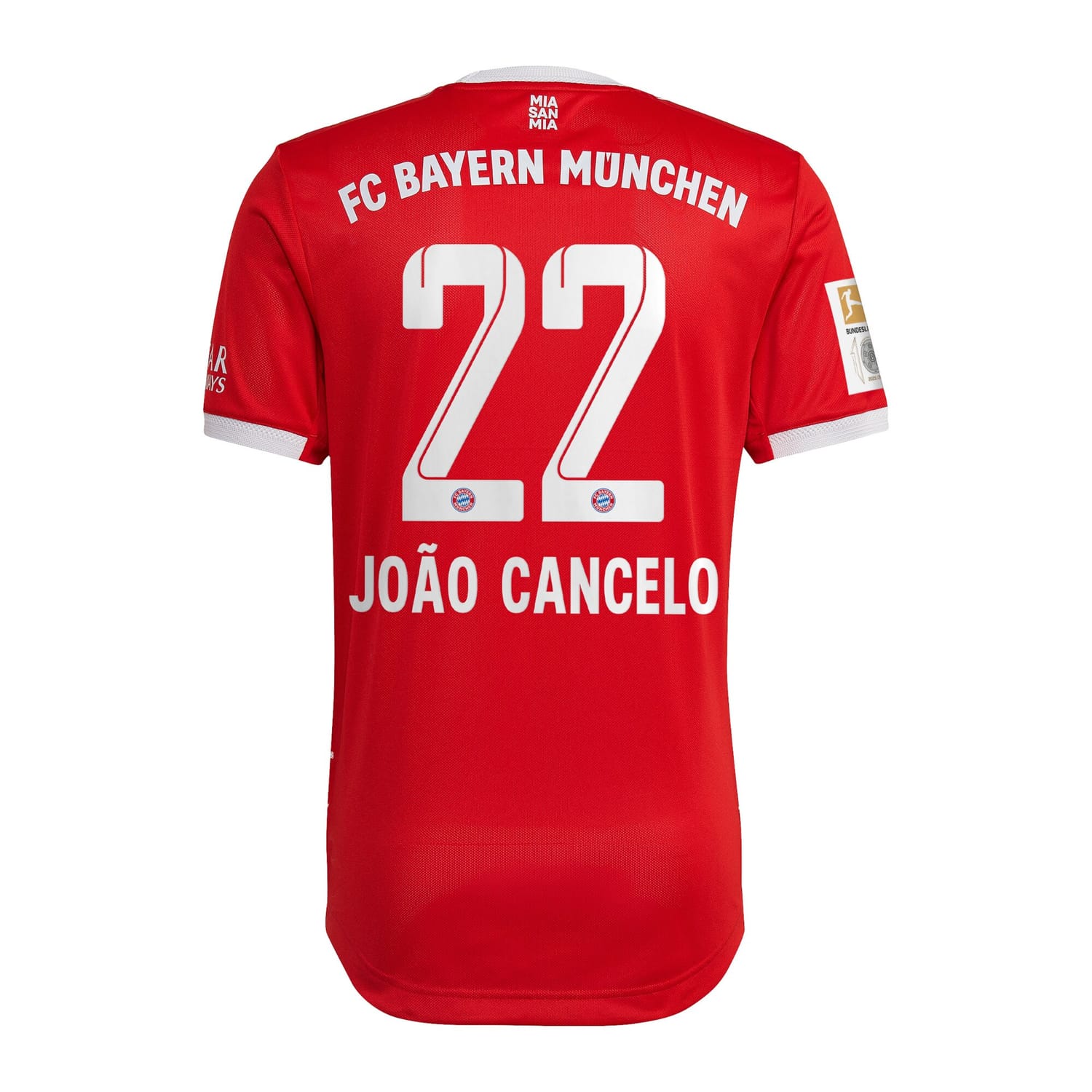 Bundesliga Bayern Munich Home Authentic Jersey Shirt 2022-23 player Joao Cancelo 22 printing for Men
