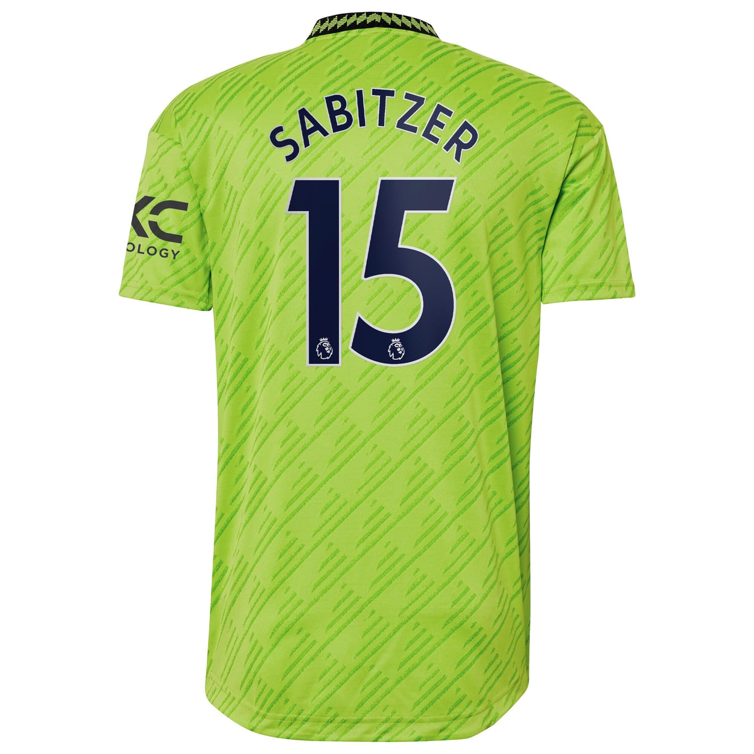 Premier League Manchester United Third Authentic Jersey Shirt 2022-23 player Marcel Sabitzer 15 printing for Men