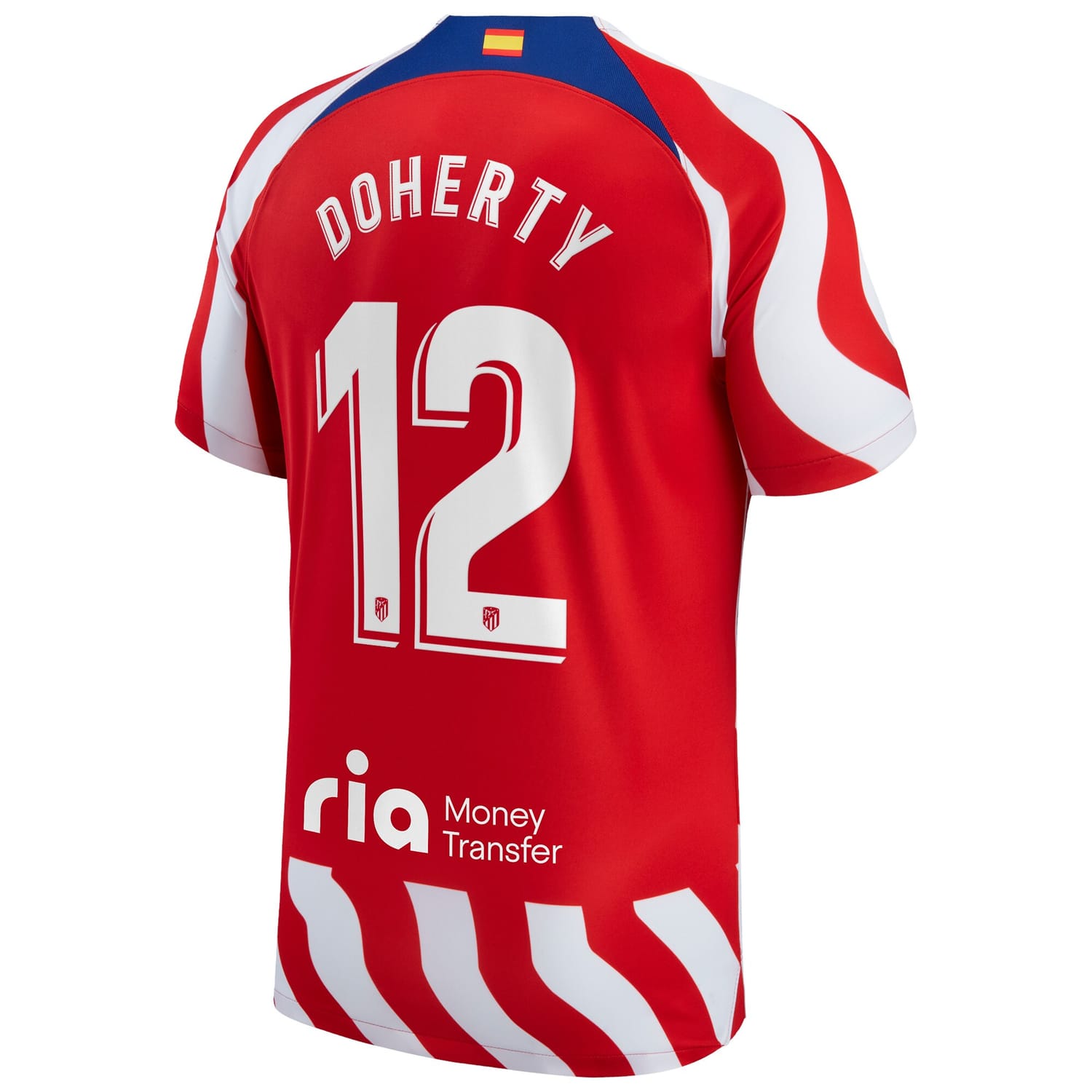 La Liga Atletico de Madrid Home Jersey Shirt 2022-23 player Matt Doherty 12 printing for Men