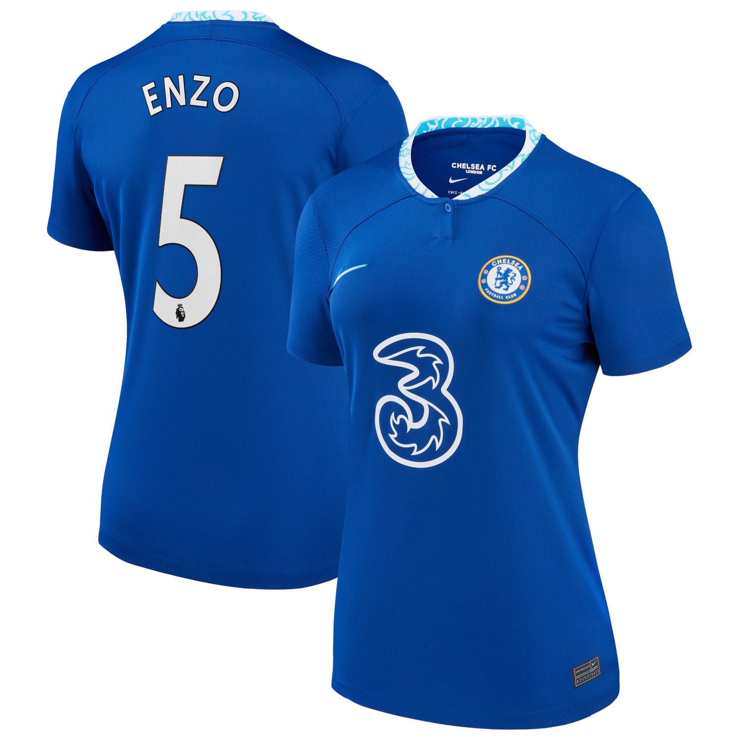 Premier League Chelsea Home Jersey Shirt 2022-23 player Enzo Fernández 5 printing for Women
