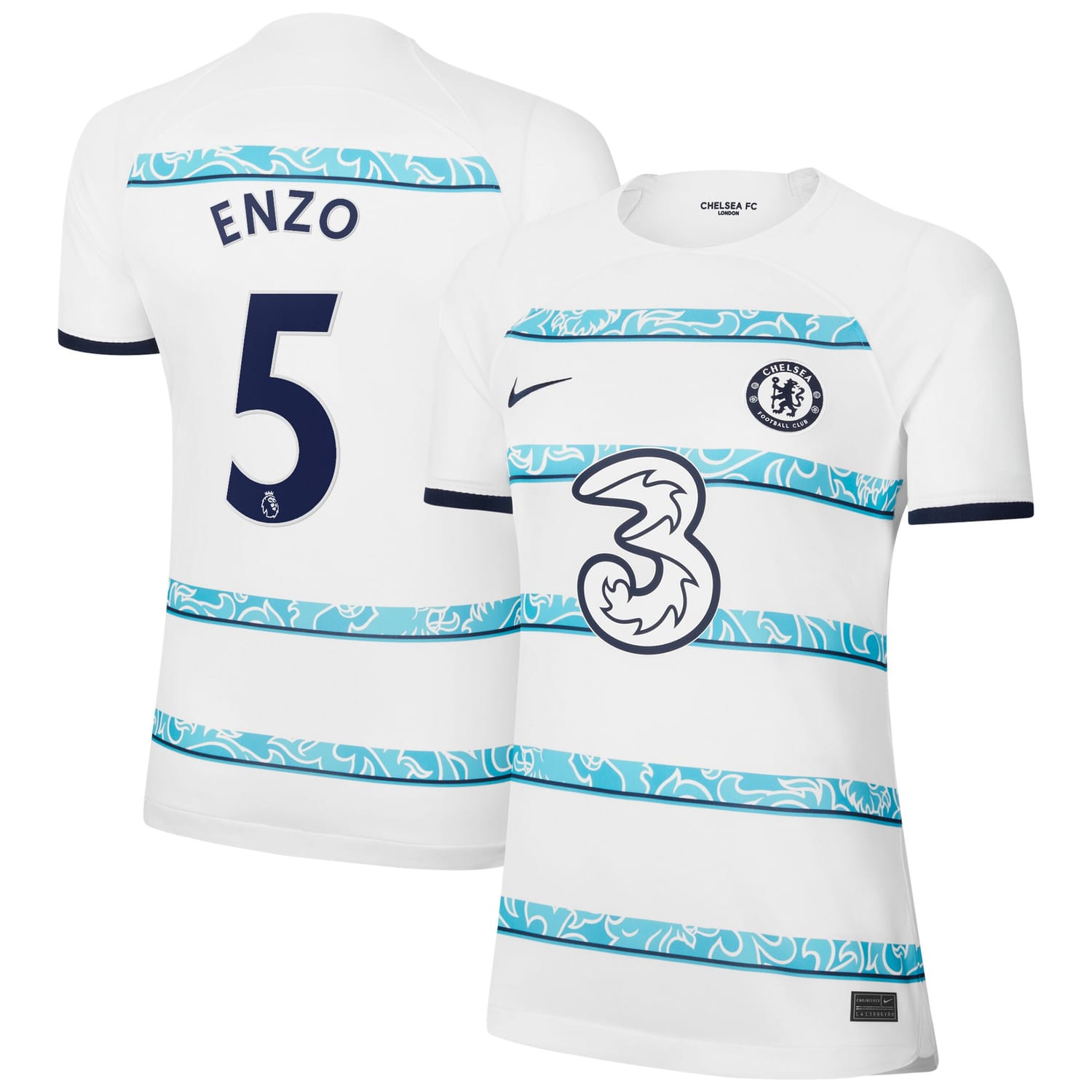Premier League Chelsea Away Jersey Shirt 2022-23 player Enzo Fernández 5 printing for Women
