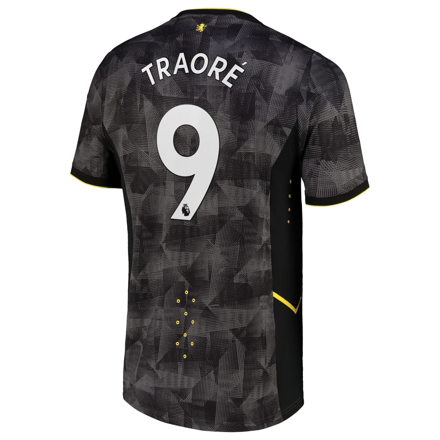 Premier League Aston Villa Third Jersey Shirt 2022-23 player Bertrand Traore 9 printing for Men