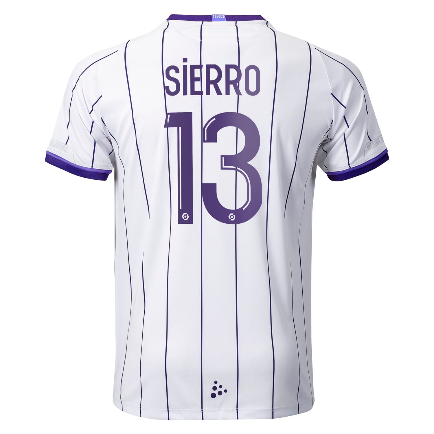 Ligue 1 Toulouse Home Jersey Shirt 2022-23 player Vincent Sierro 13 printing for Men